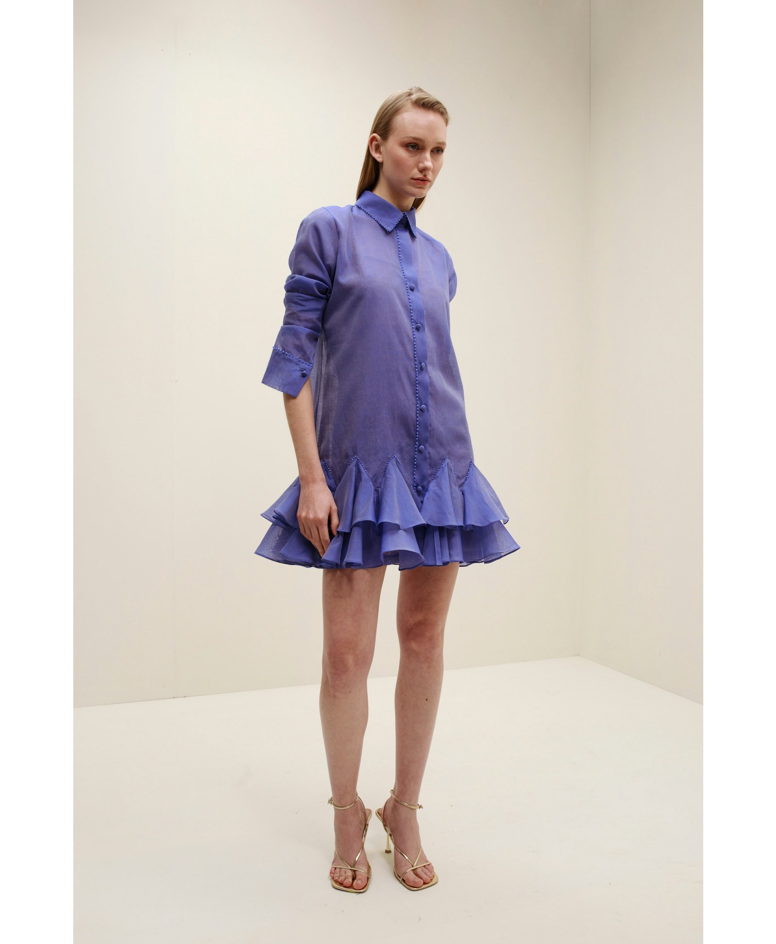 Baccio Cotton Mini Dress made by Francesca Miranda