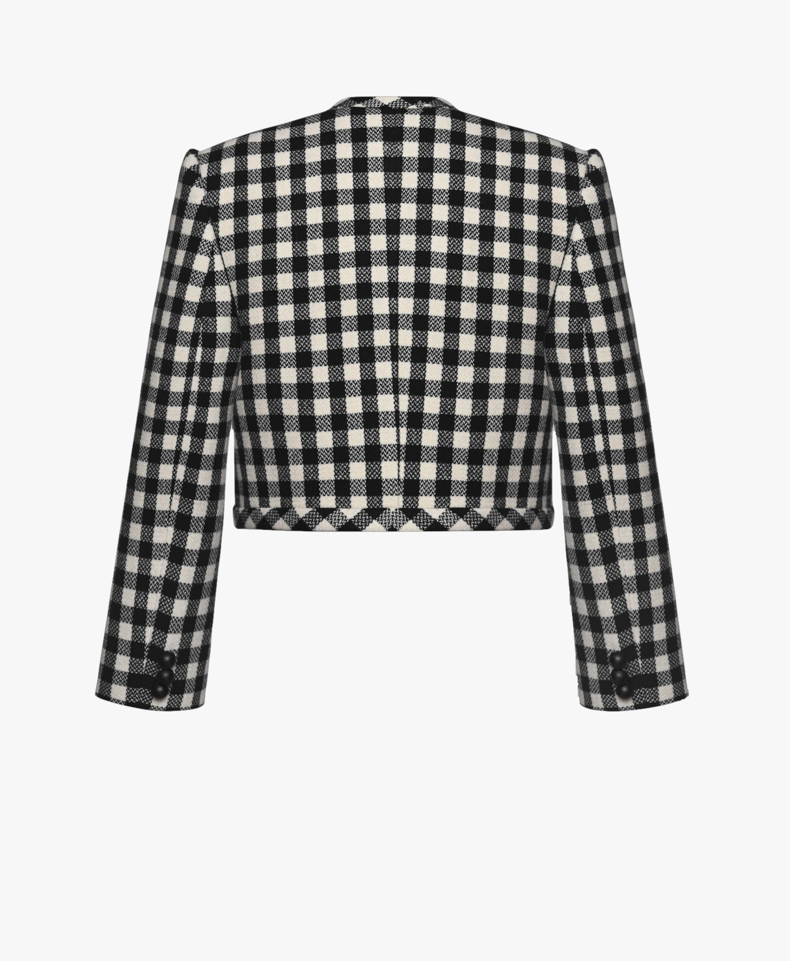 CHECKED DOUBLE-BREASTED JACKET made by KEBURIA