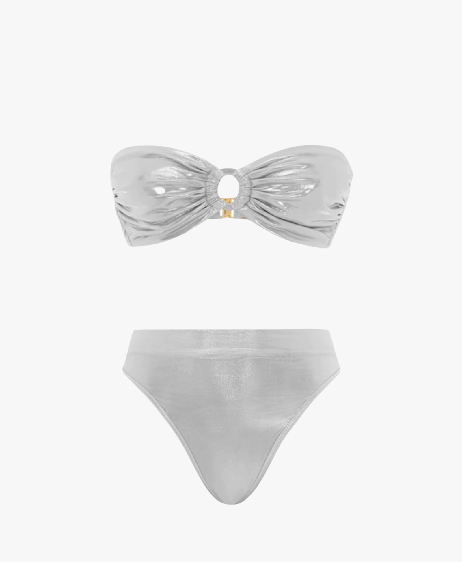 Clara Bikini in Silver made by Oceanus Swimwear