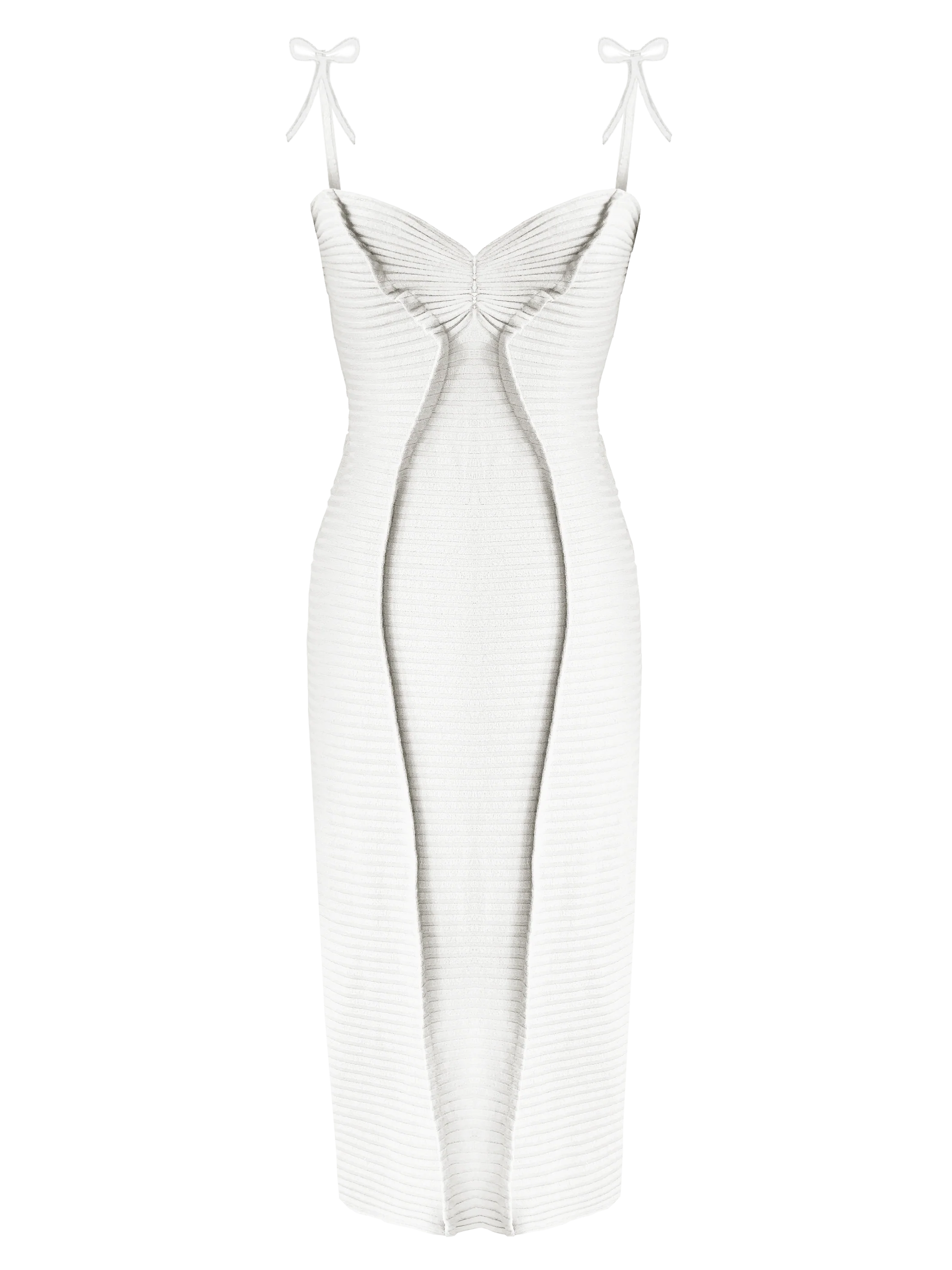 Georgia Hardinge Gaia Knit Dress In White