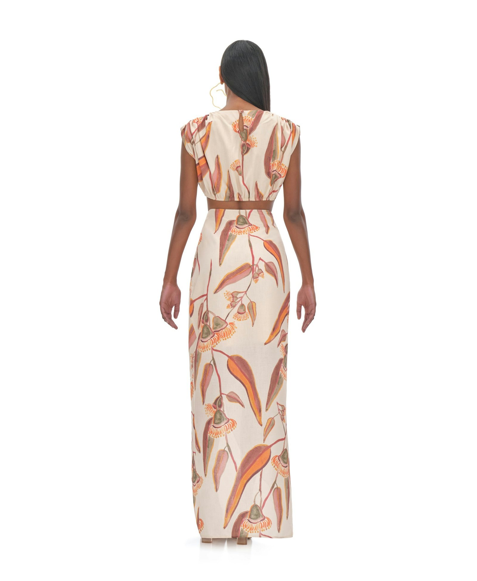 HALIMA EUCALYPTUS CROPPED TOP made by Andrea Iyamah