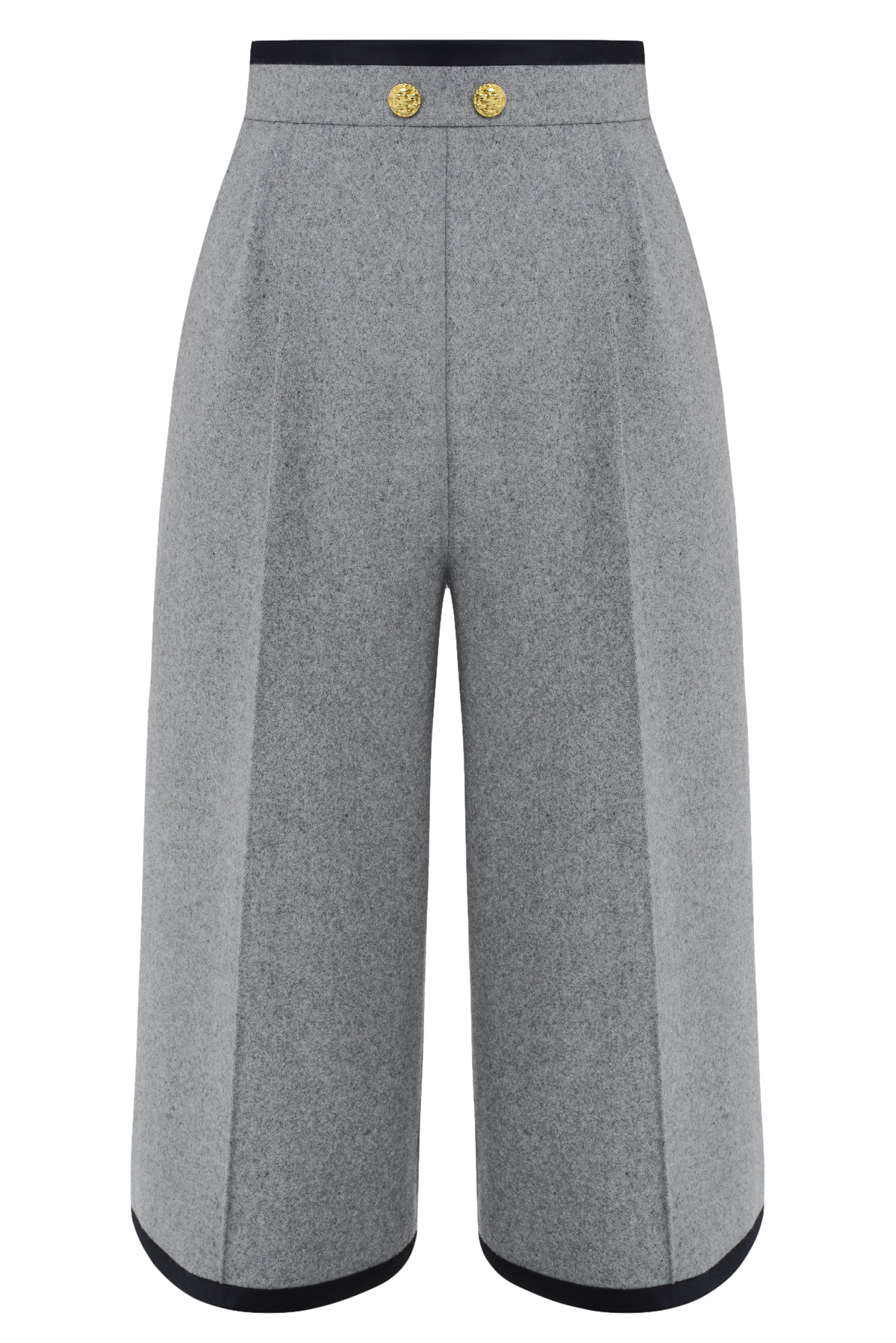 George Keburia ‘shanghai' Wool Culottes In Grey
