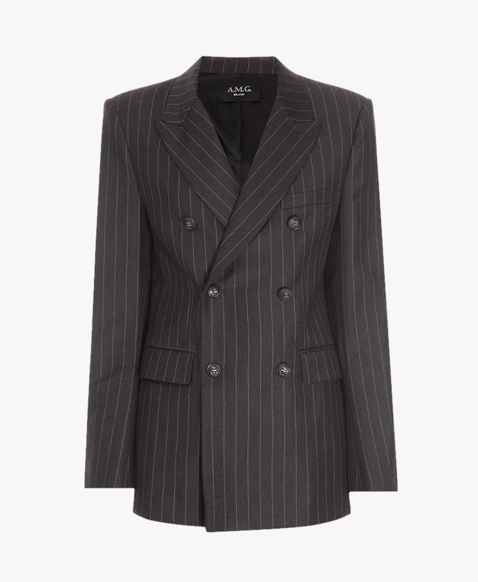 Striped Wool Jacket made by A.M.G