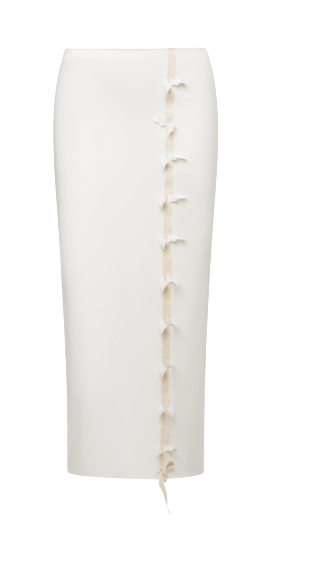 Divalo Fontana Long Skirt In White