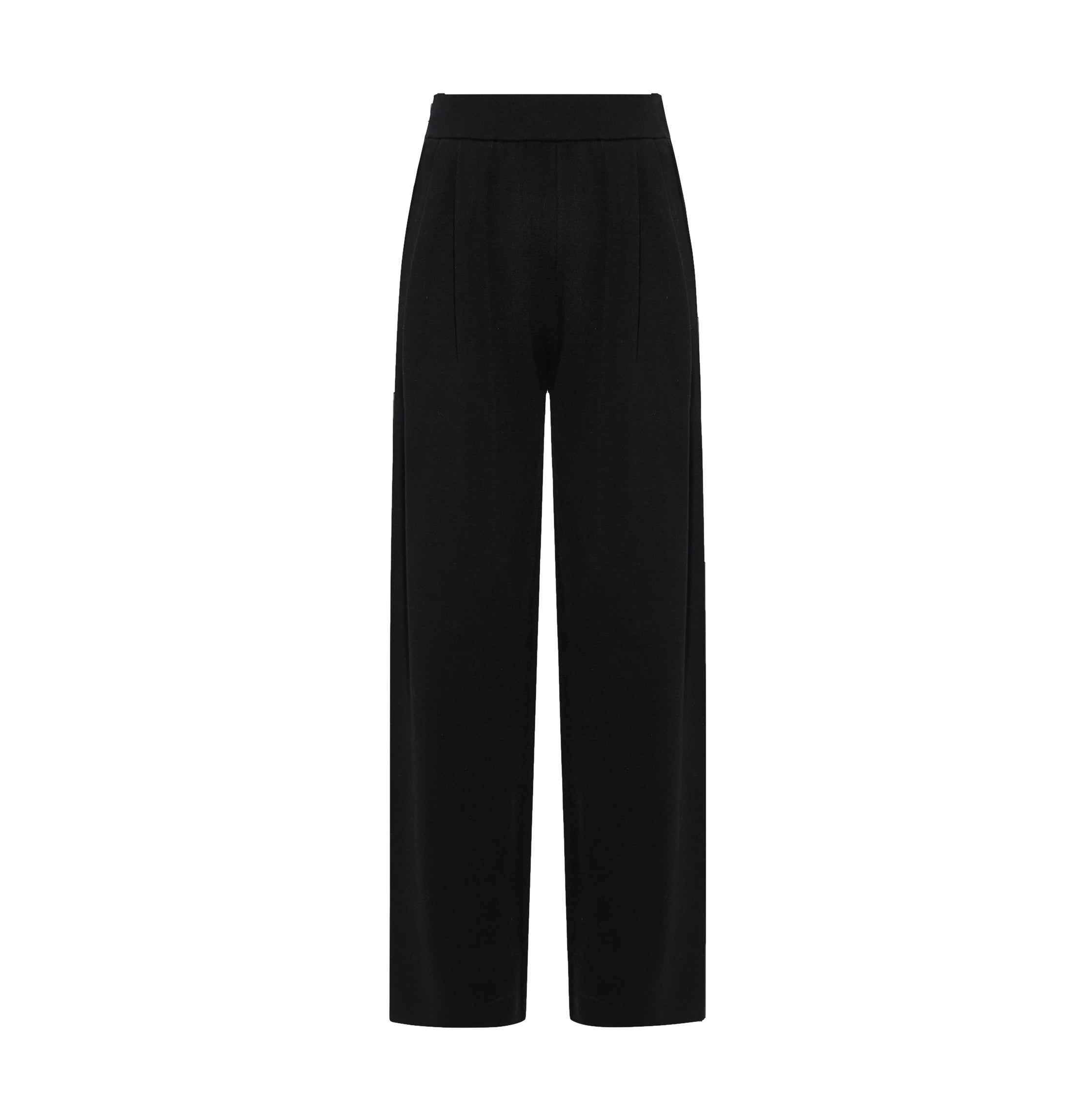 Crush Collection Silk Suit Pants In Black