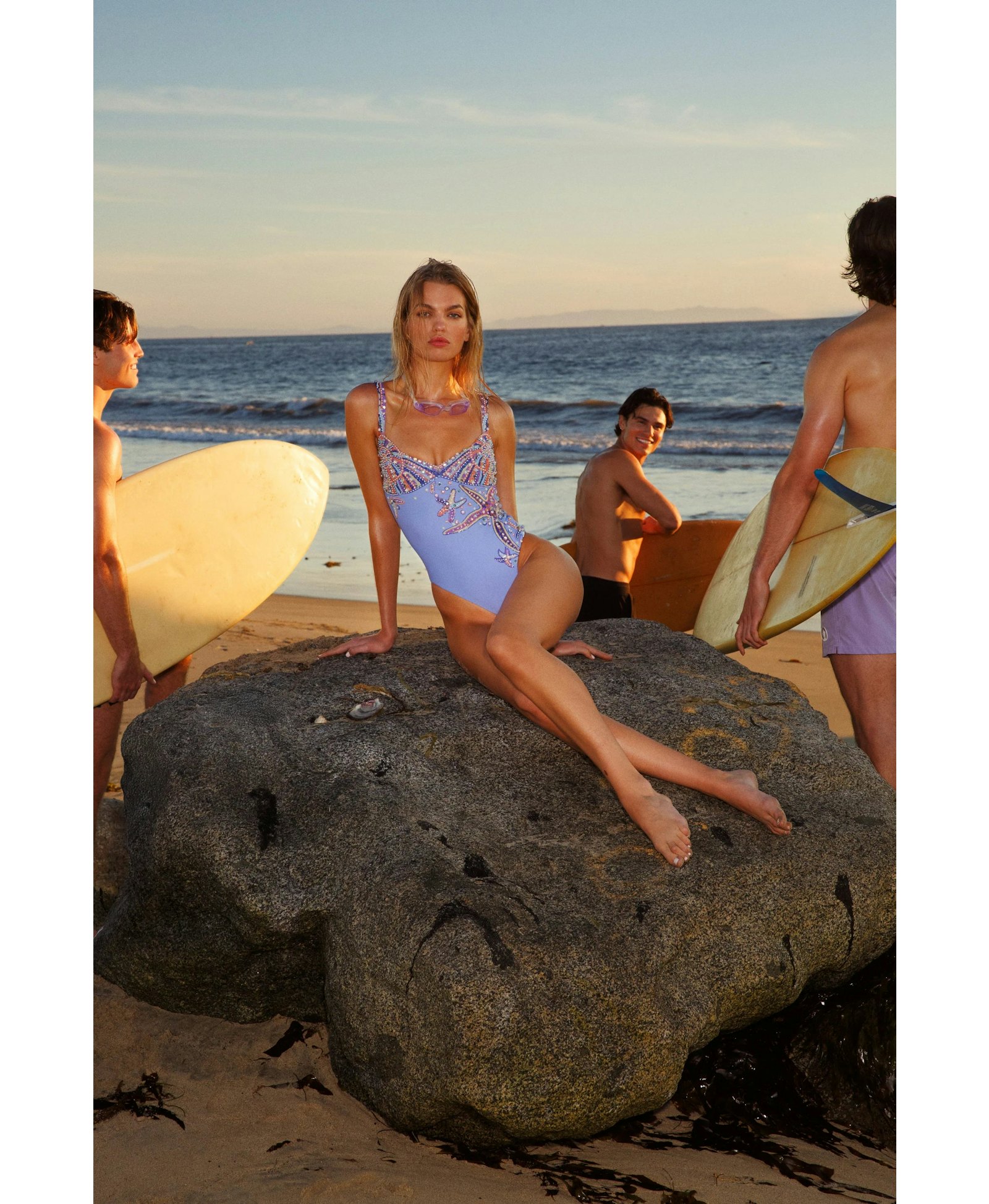 Selene Sea Shell Swimsuit – Daphne Collection made by Oceanus Swimwear