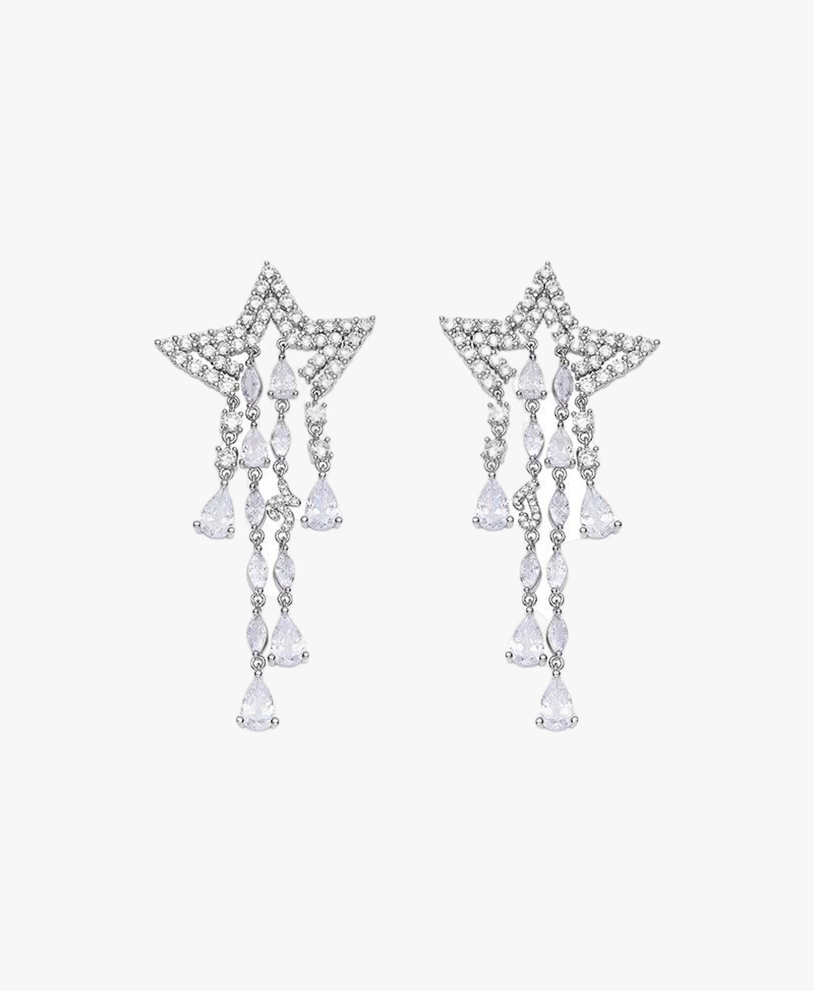 Aria Earrings (Final Sale) in Silver made by Nana Jacqueline