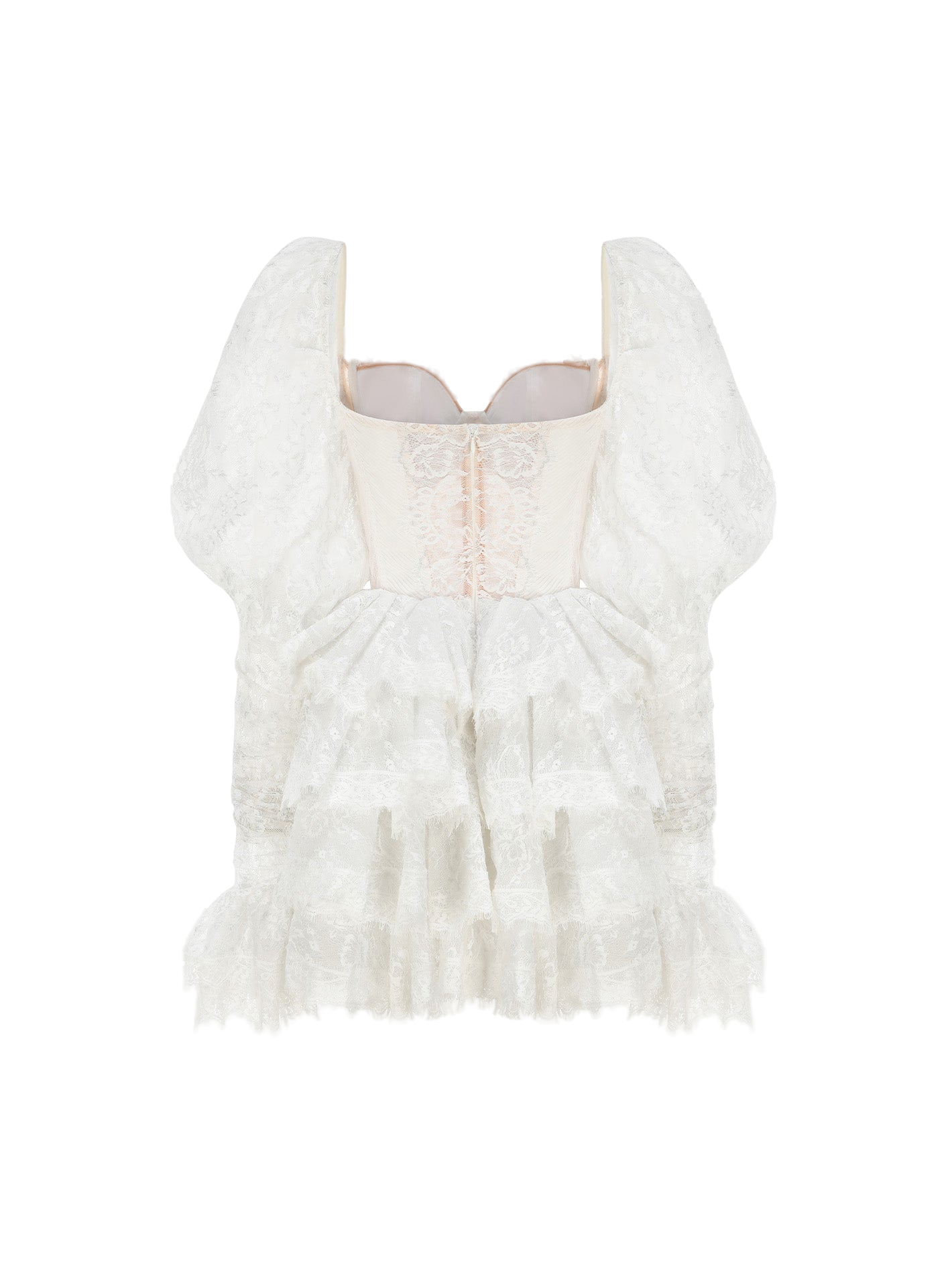 Shop Nana Jacqueline Penelope Lace Dress (white)