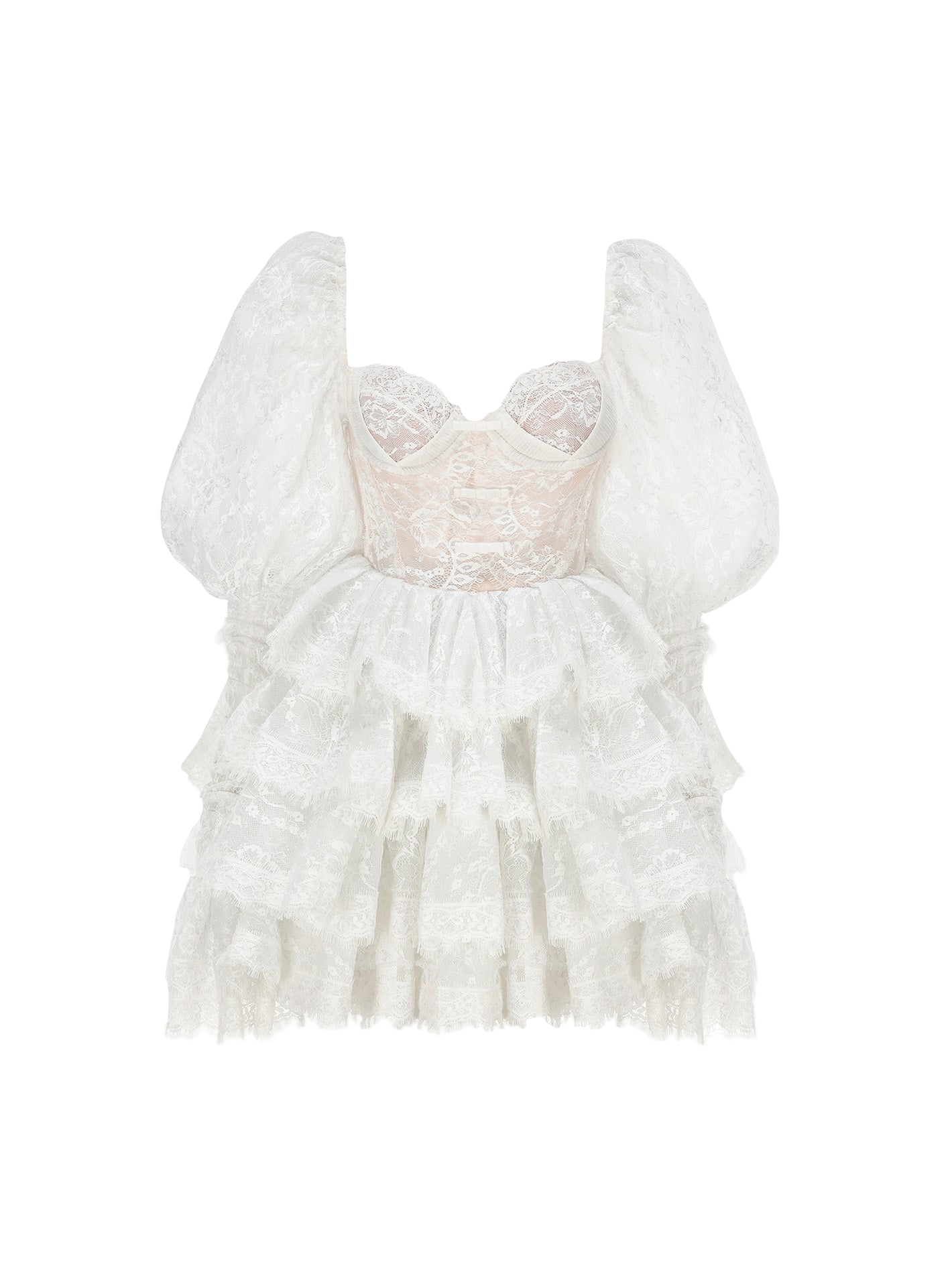 Nana Jacqueline Penelope Lace Dress (white)