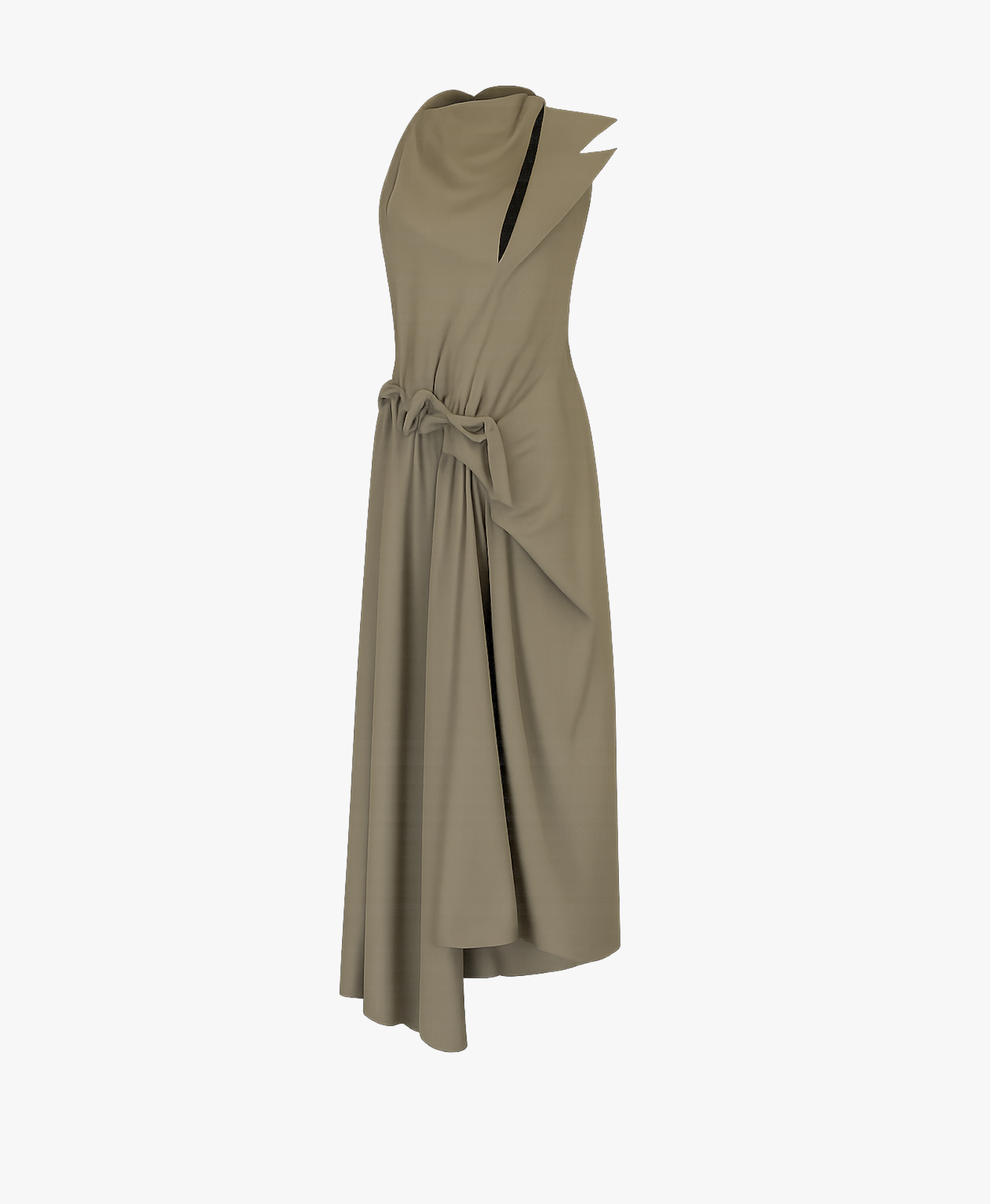 MONE Olive Midi Dress made by MAET