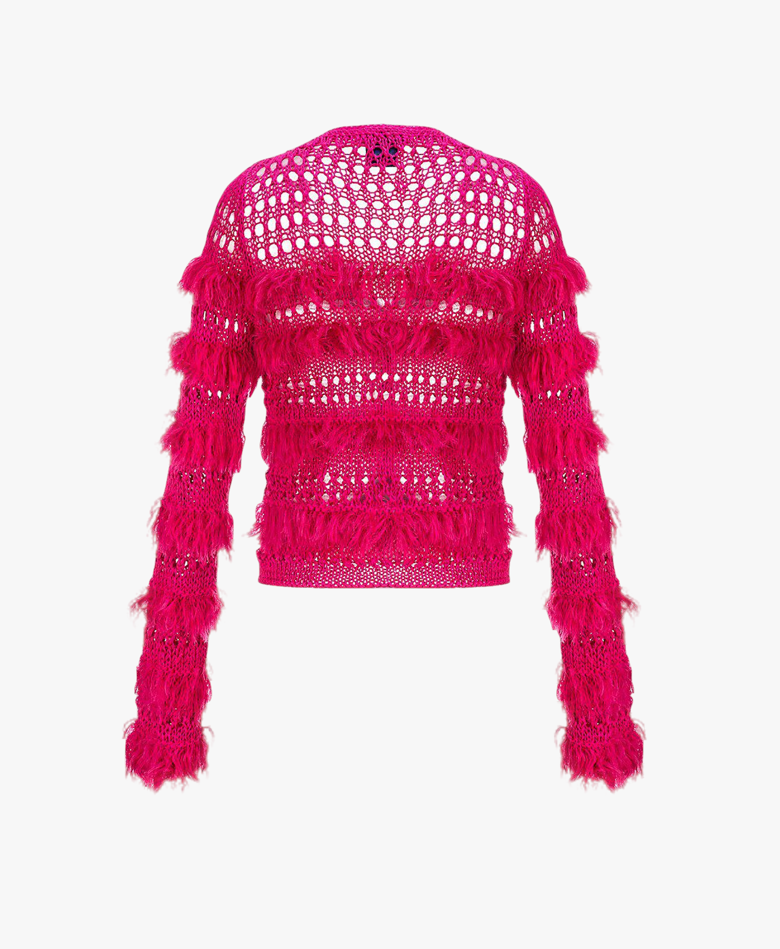 Purple Handmade Knit Sweater made by ANDREEVA