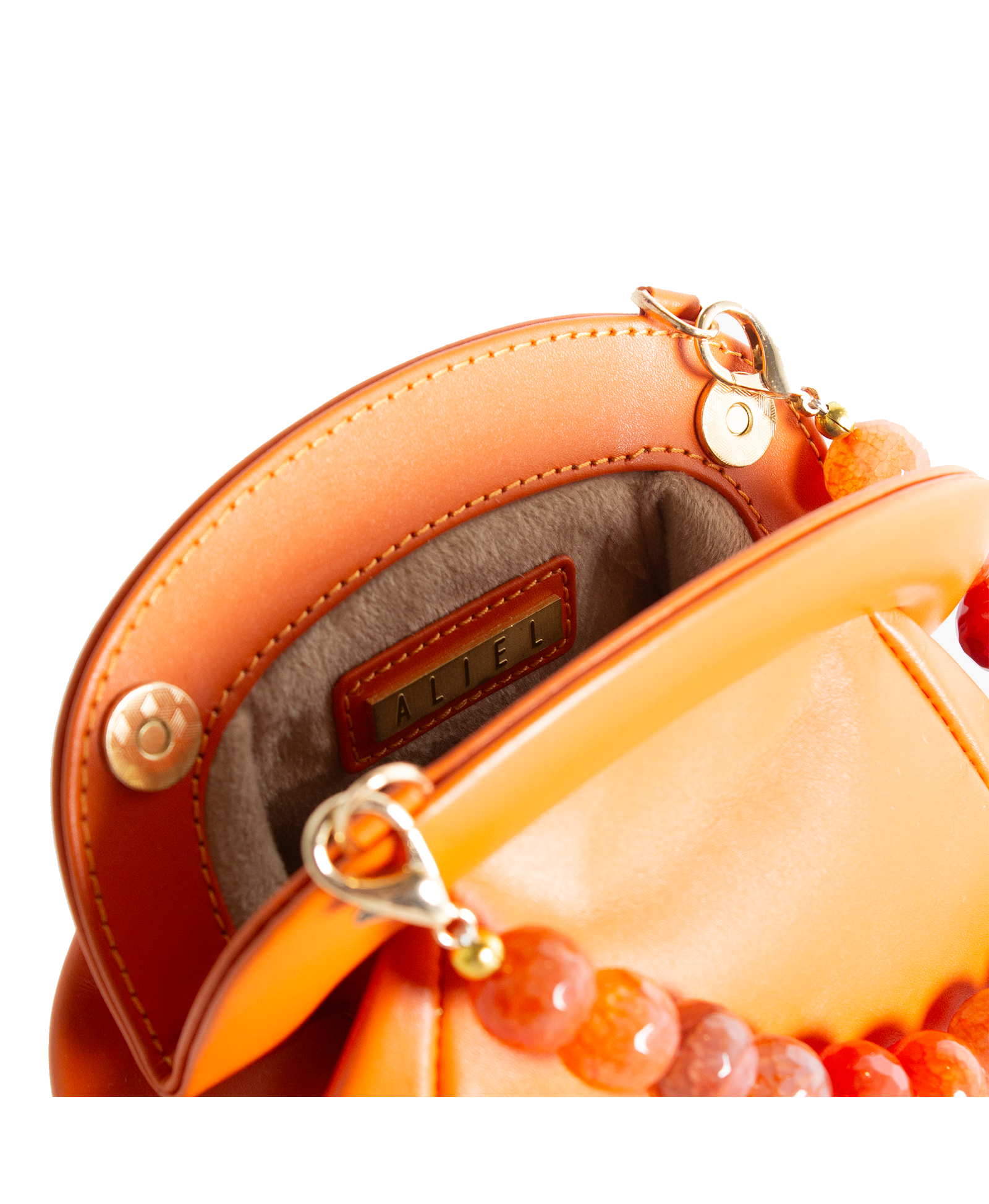 Hamsa - Orange - Mini Bag made by ALIEL