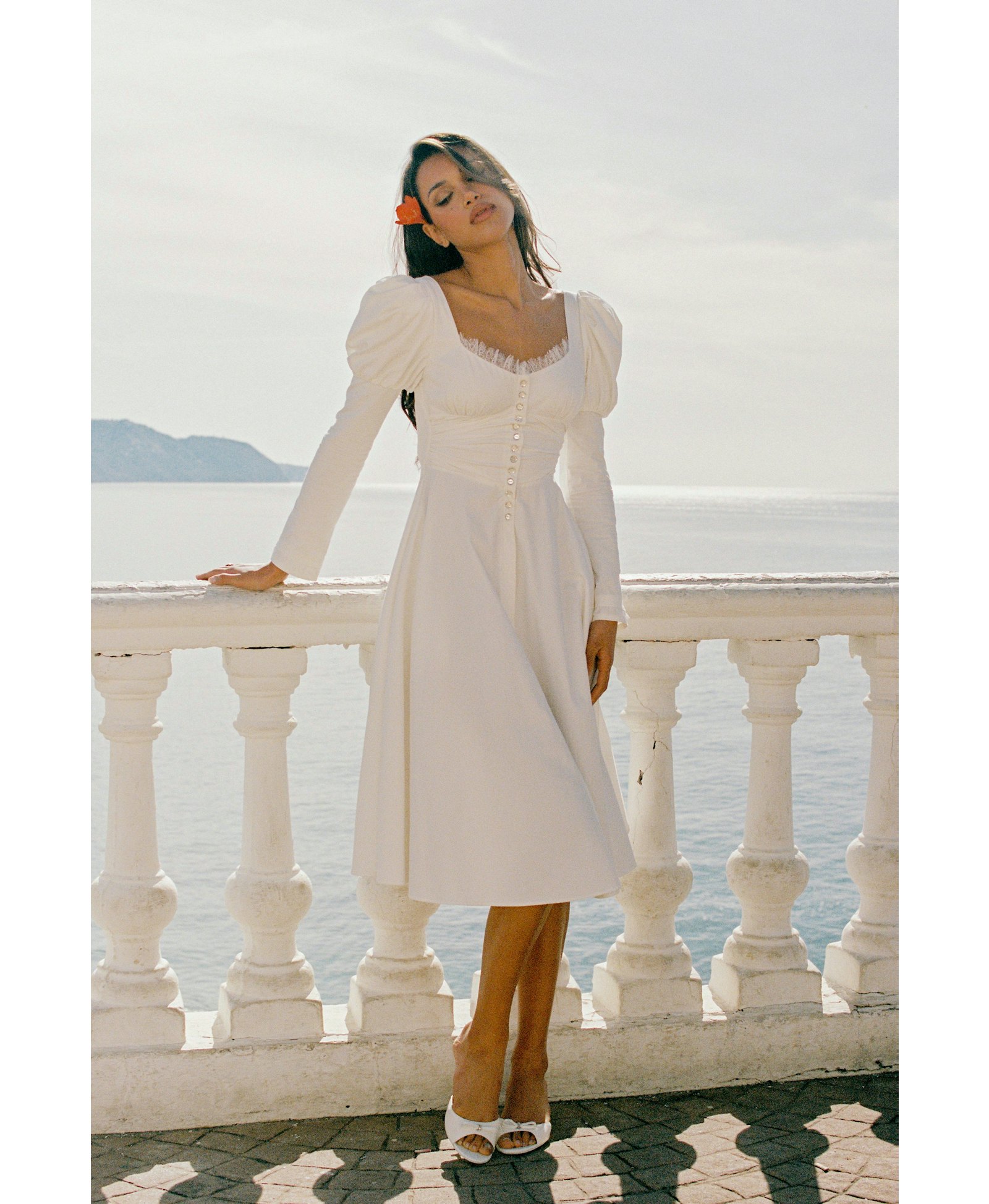 Livia Dress (White) made by Nana Jacqueline