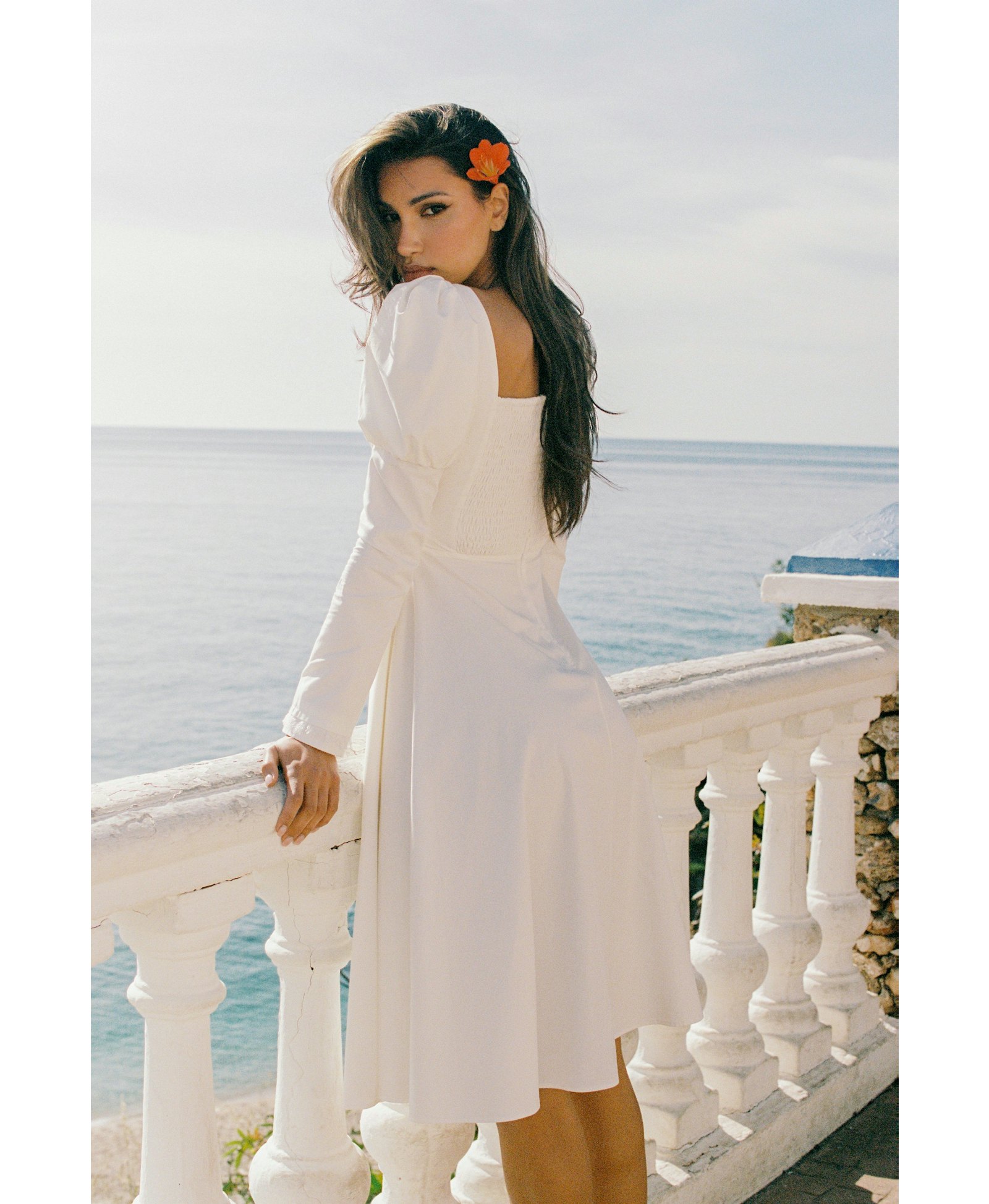 Livia Dress (White) made by Nana Jacqueline