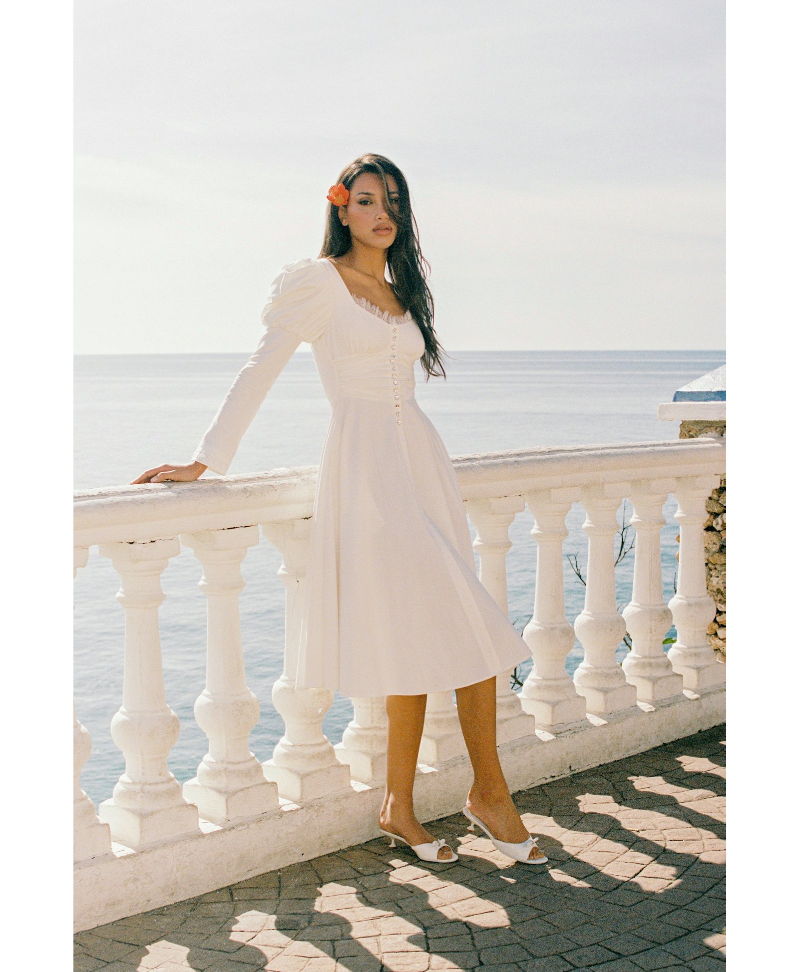 Livia Dress (White) made by Nana Jacqueline