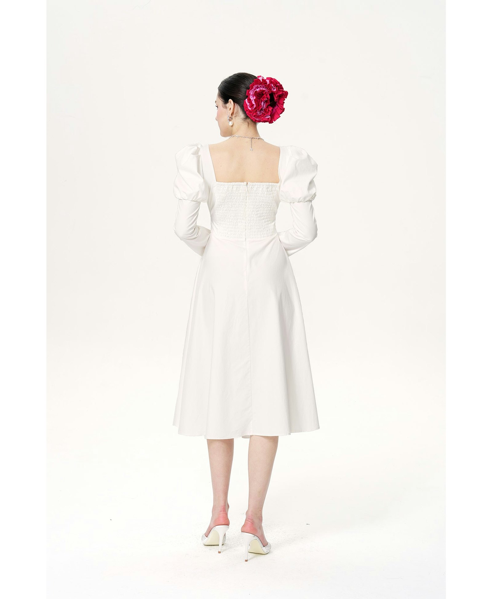 Livia Dress (White) made by Nana Jacqueline