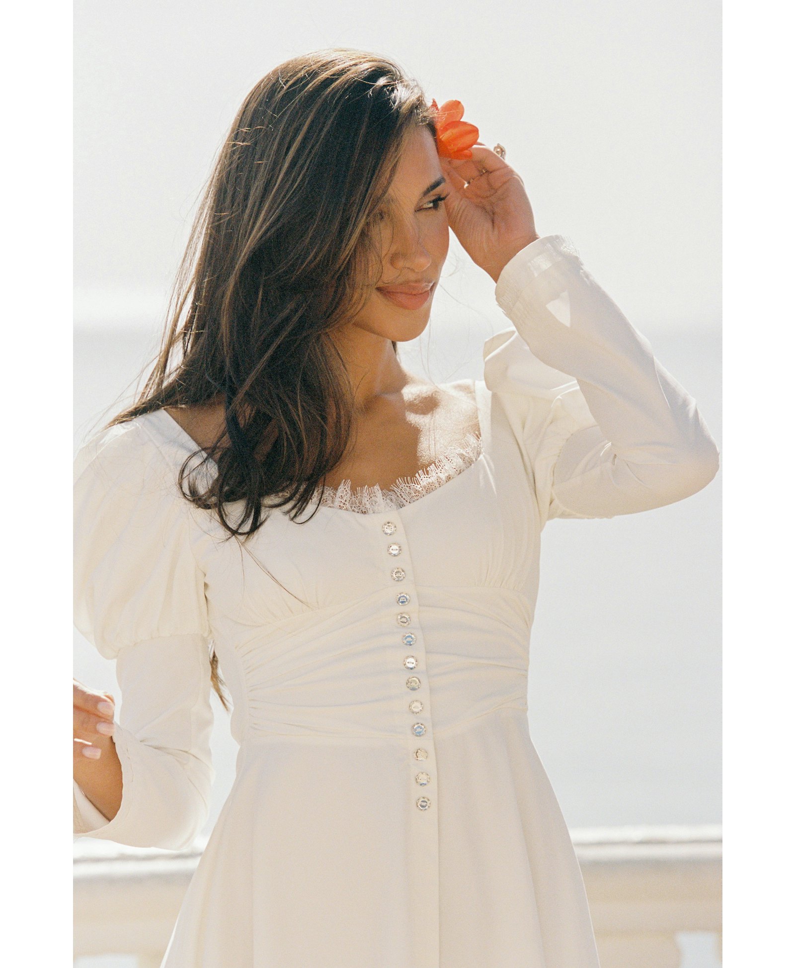 Livia Dress (White) made by Nana Jacqueline