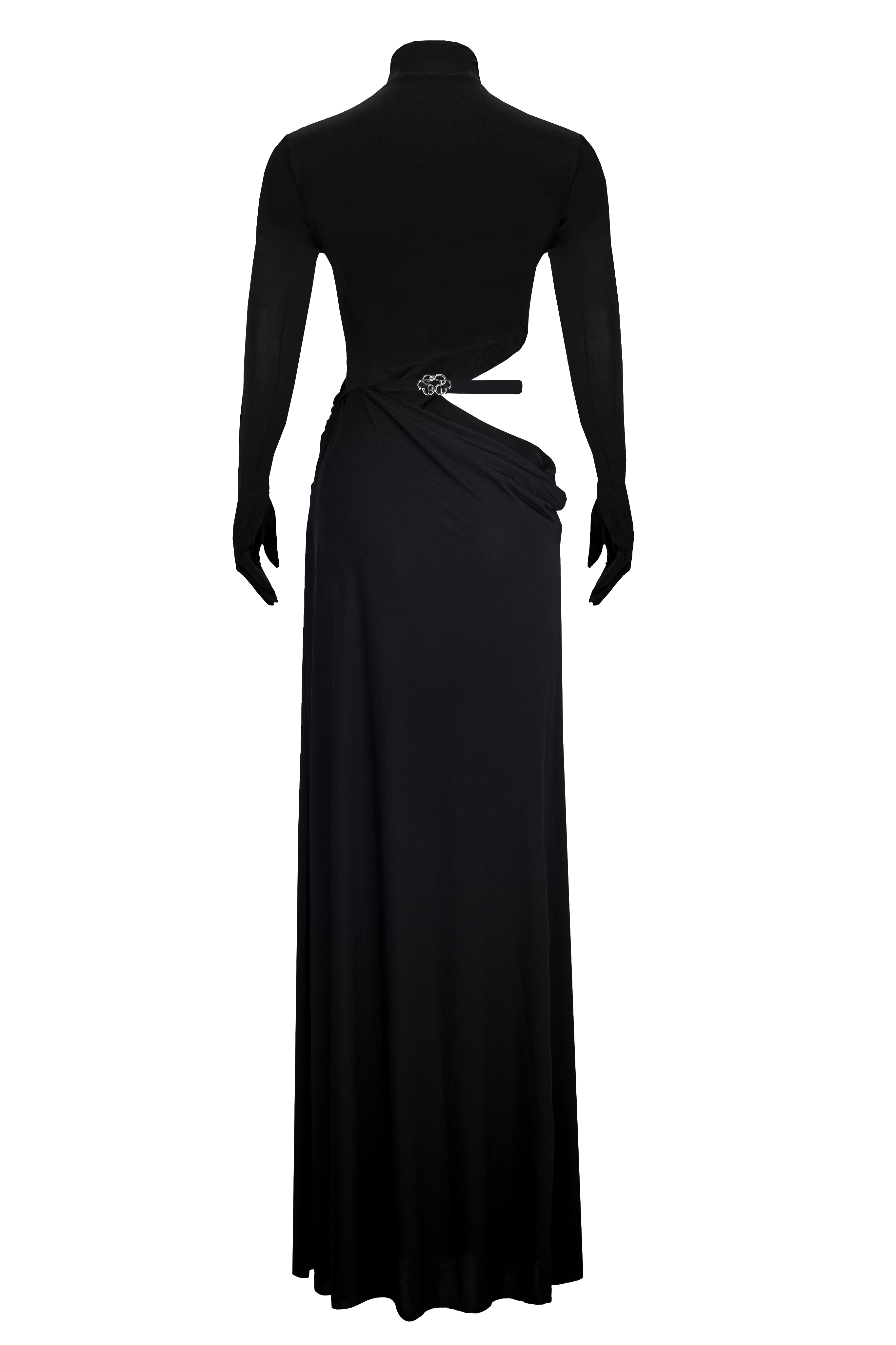 Shop Santa Brands Maxi Dress With Open Side In Black