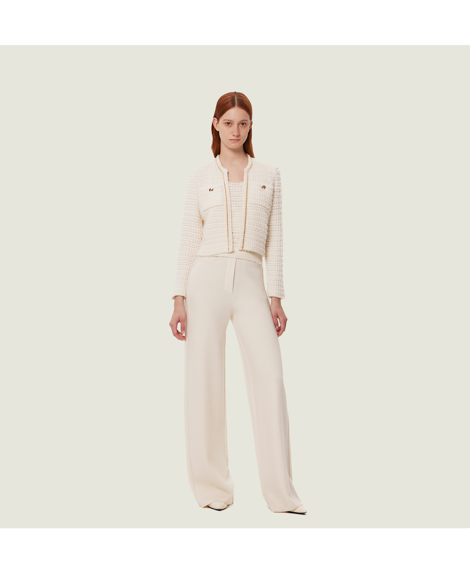 BOUCLÉ SHORT JACKET made by CRUSH Collection