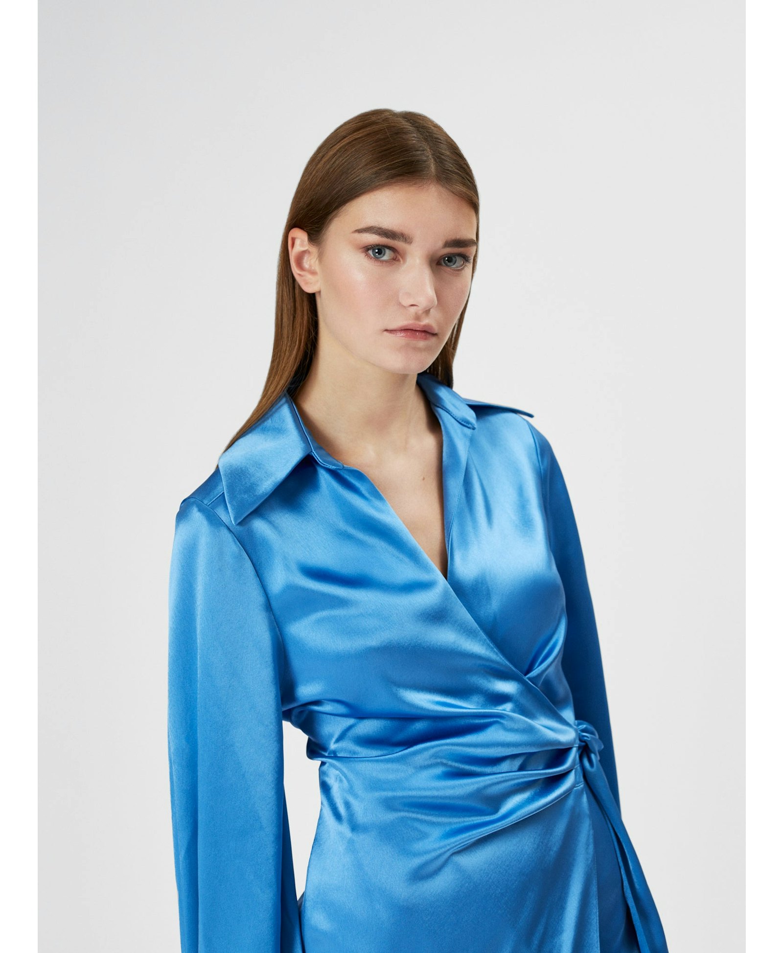 Camilla Dress in Blue made by AÉRYNE