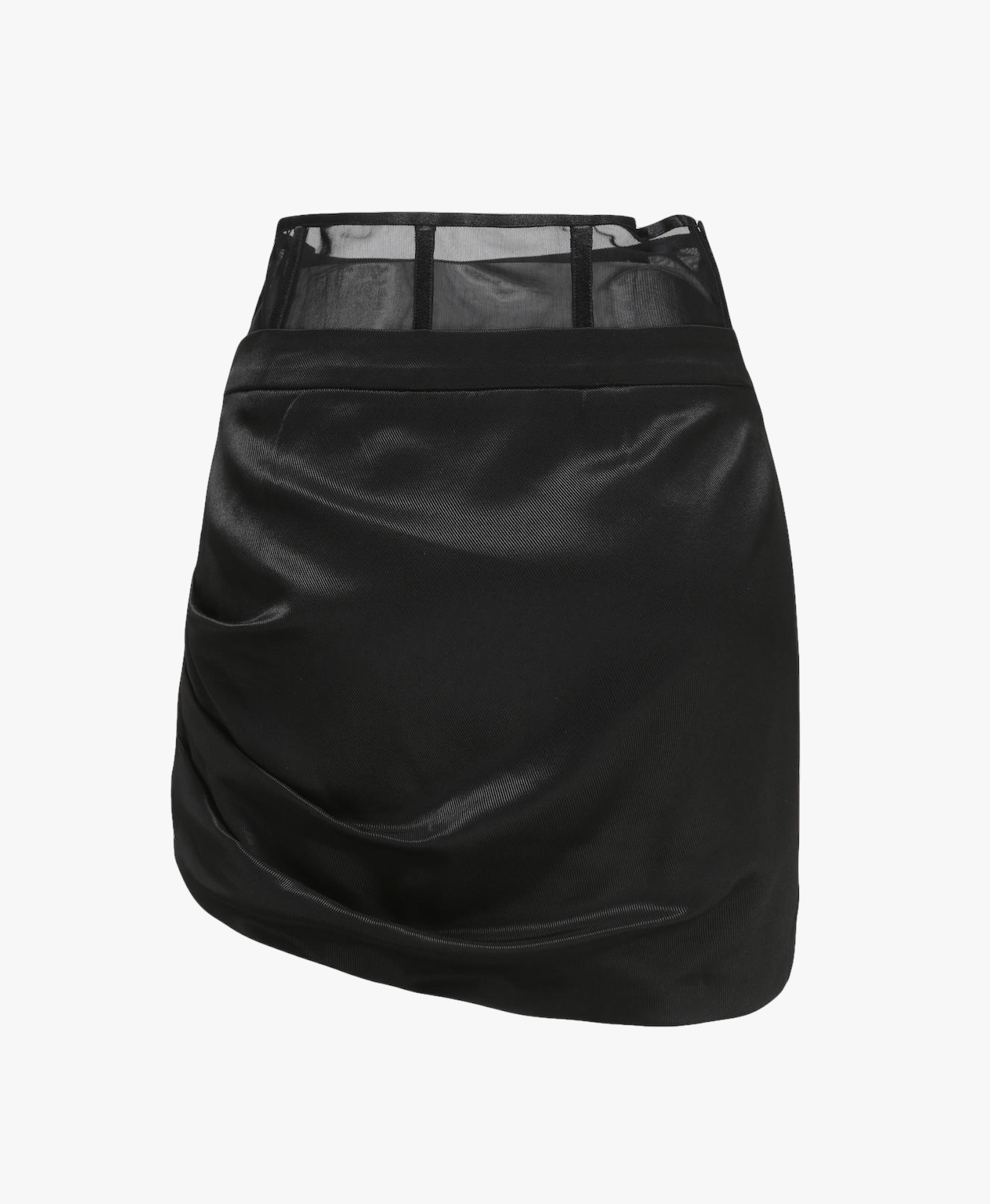 Black Viola Skirt (Final Sale) in Black made by Nana Jacqueline