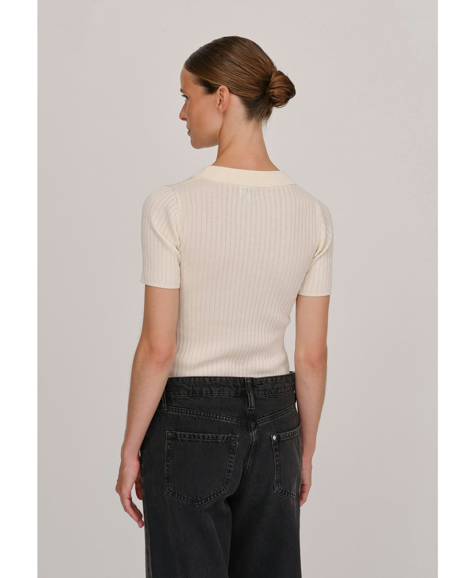 Doofy Knit Blouse - Off White made by HERSKIND