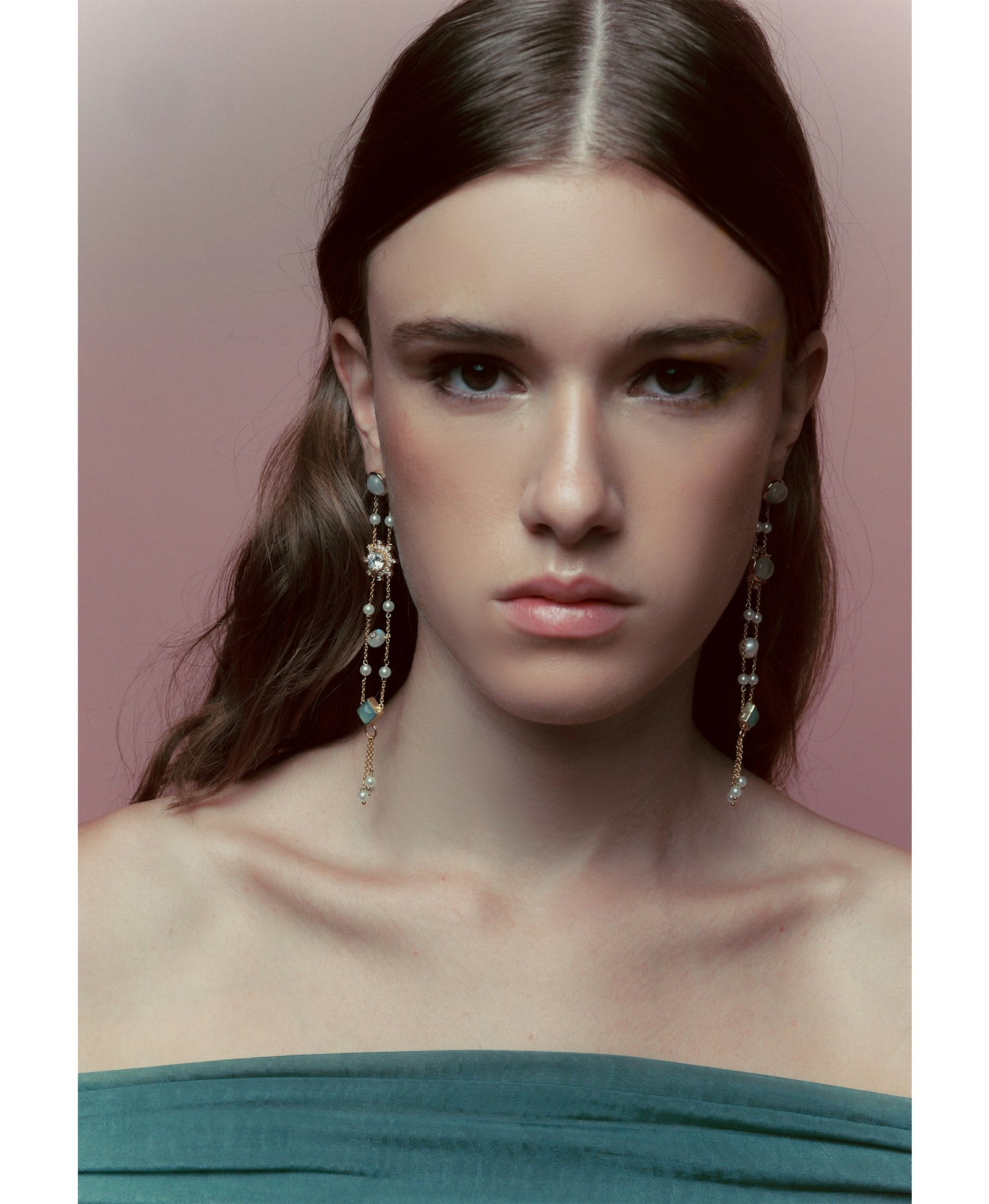 Pendientes Galatea Blancos made by Lavani Jewels