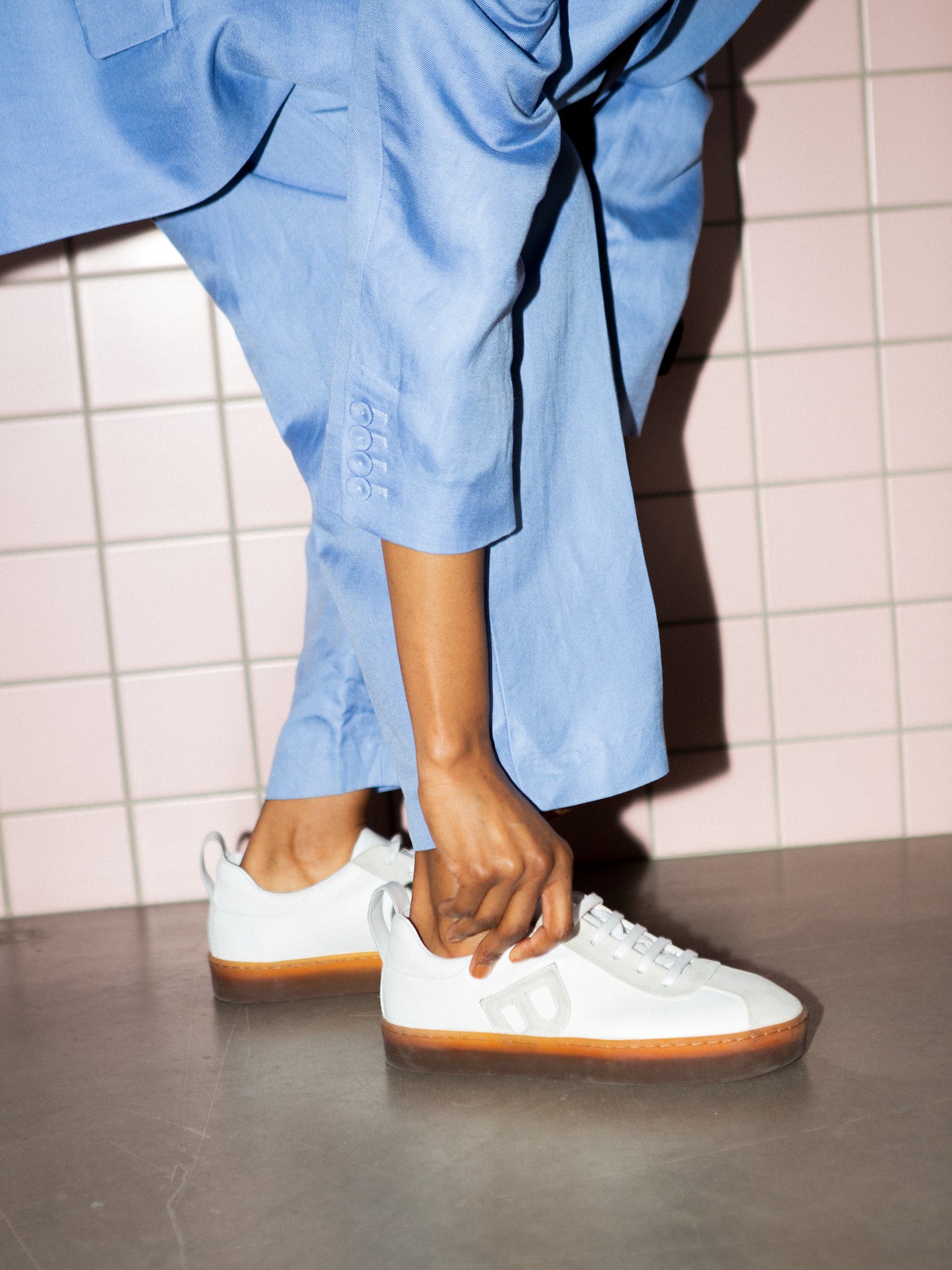 Shop Blankens The Elin White Sneaker