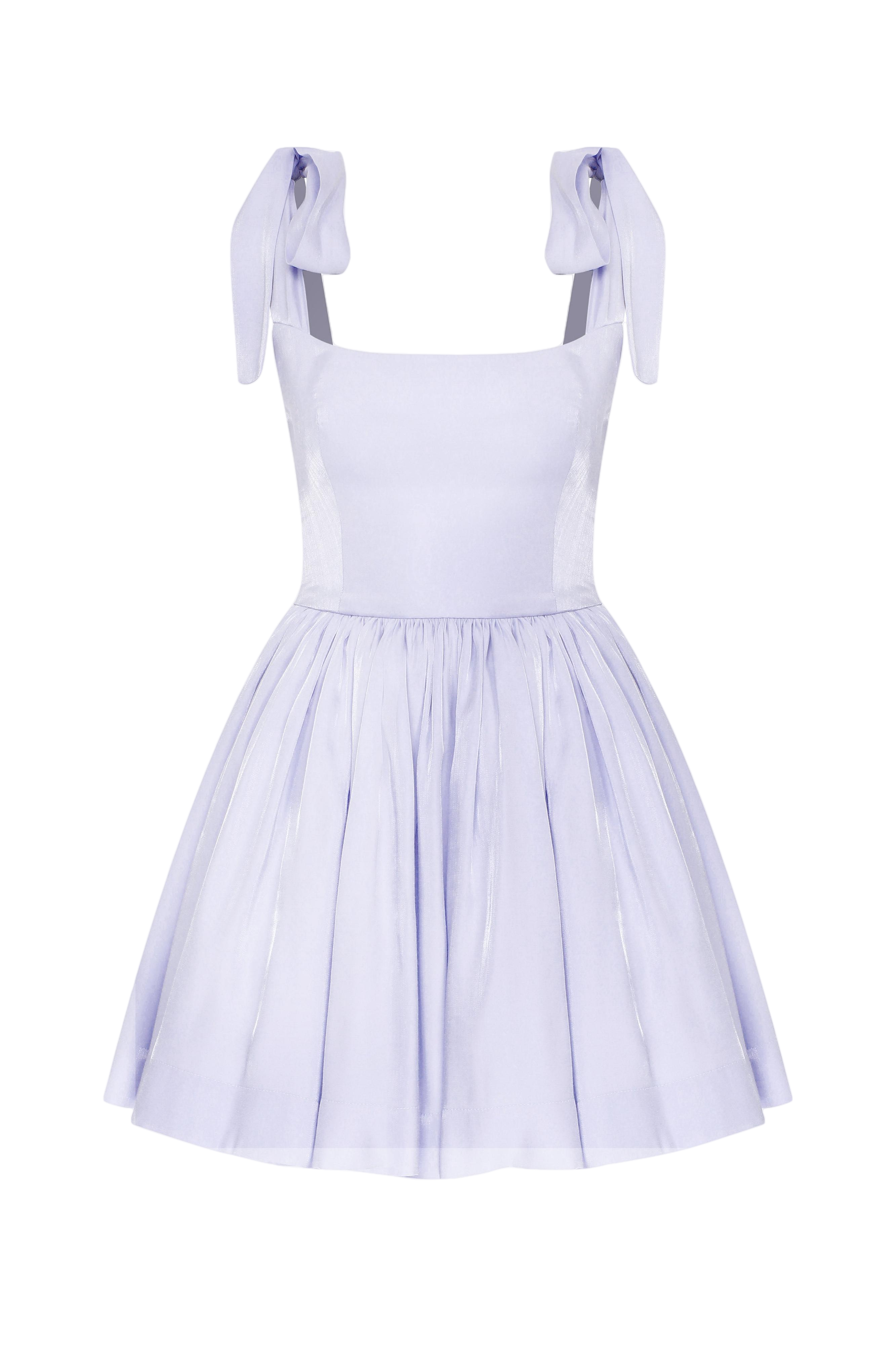 Nazli Ceren Sibby Dress In Lilac In White