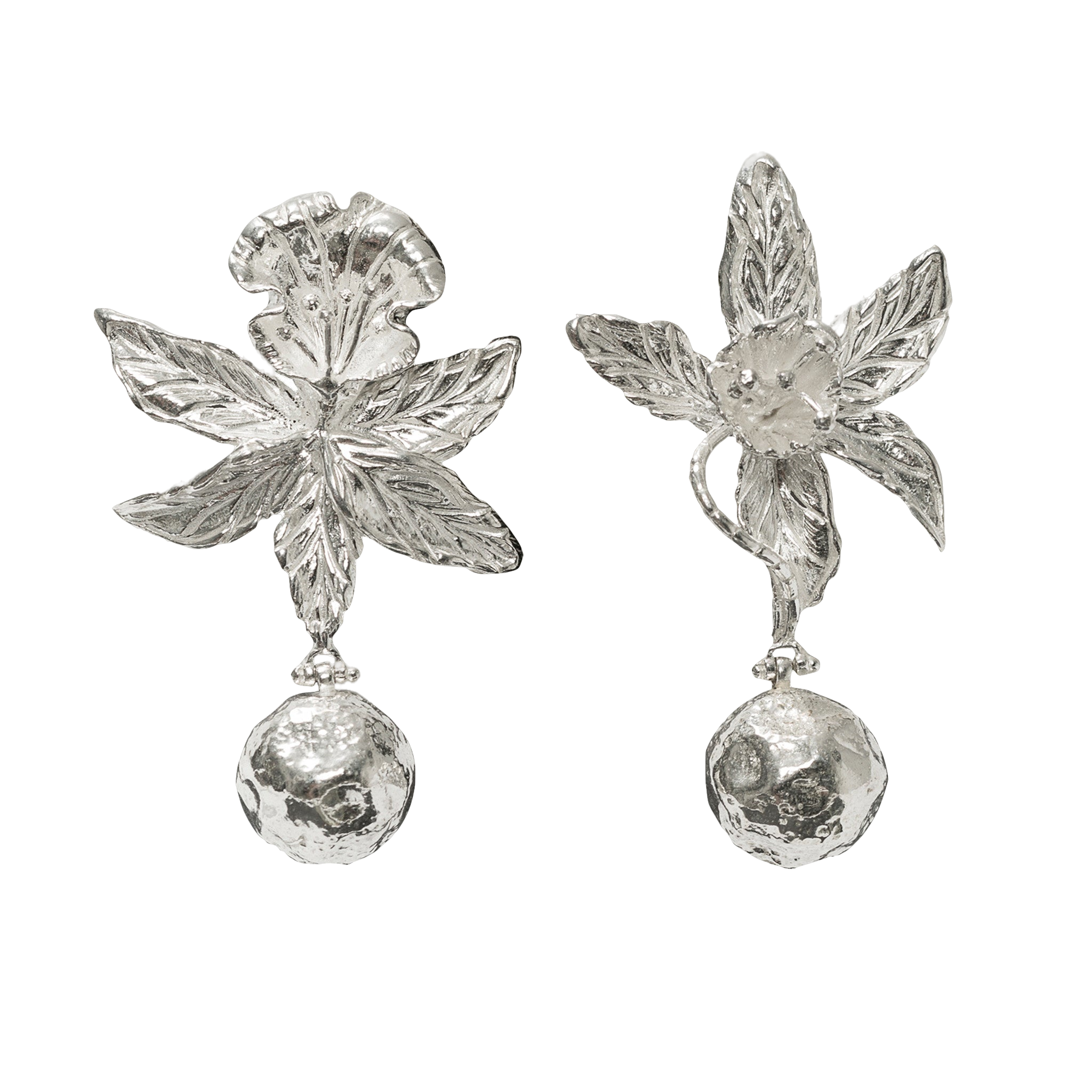 Christie Nicolaides Adelina Earrings Silver In Metallic