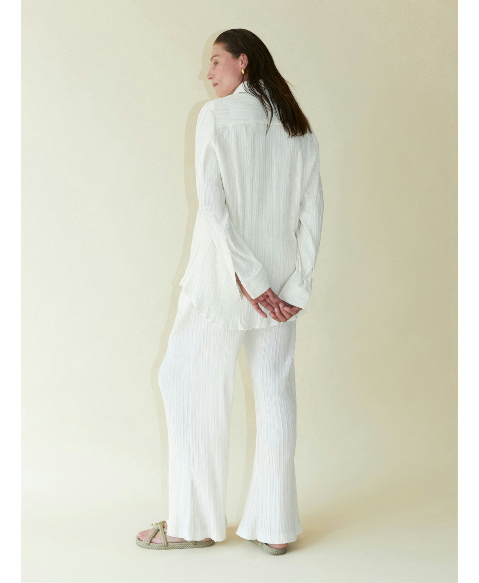 Tree Bark Classic Shirt - Ivory made by CAHAYA STUDIOS