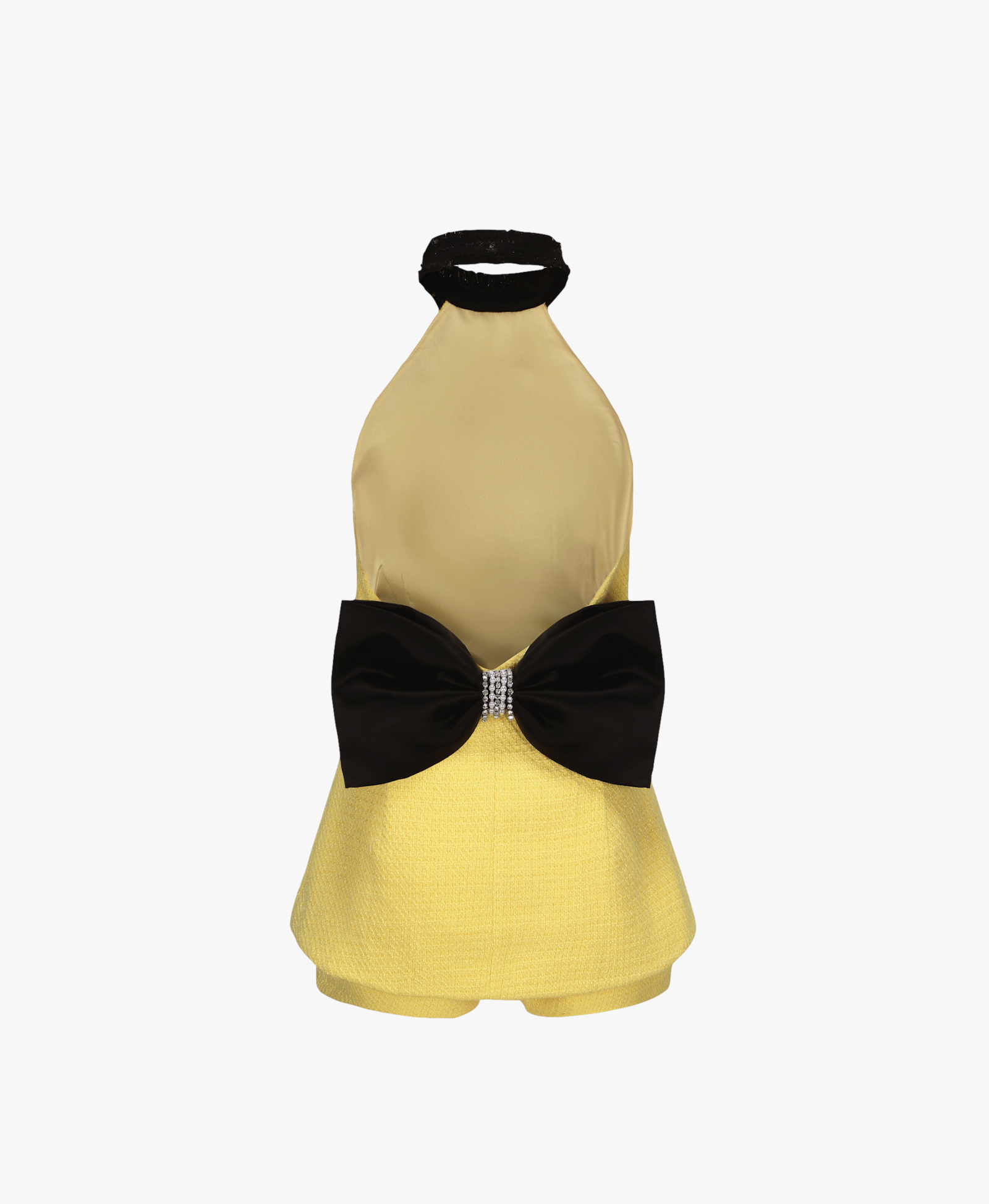 Cecilia Halter Jumpsuit (Yellow) in Yellow made by Nana Jacqueline