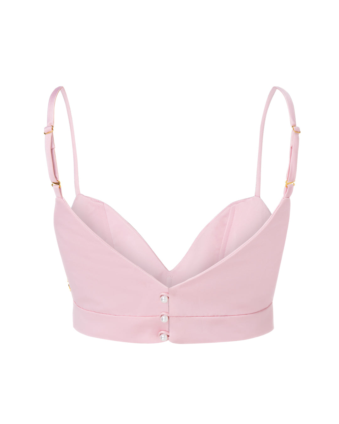 Shop Onori Brigitte Crop Top In Pink