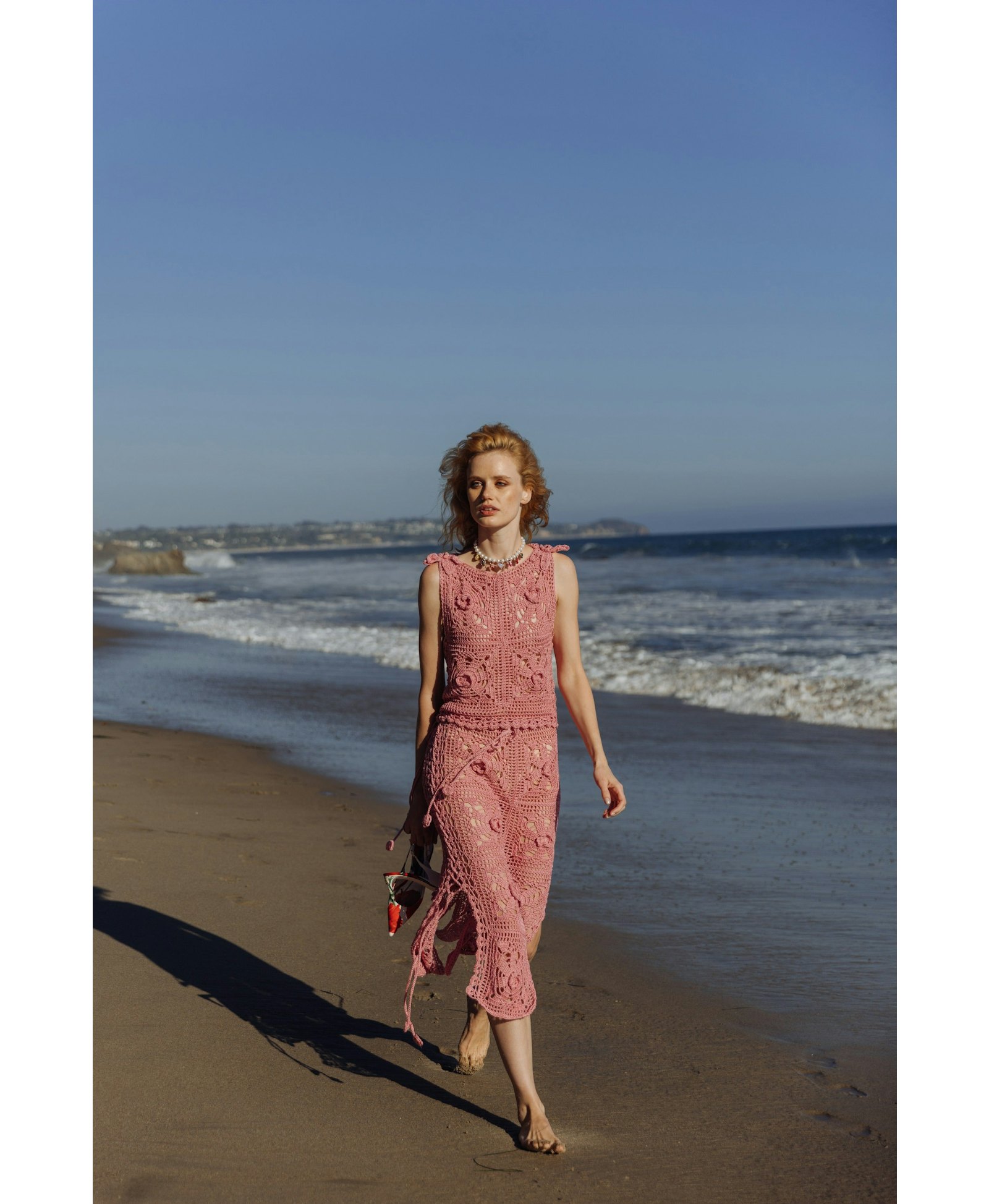 Dust Rose Handmade Crochet Top made by ANDREEVA