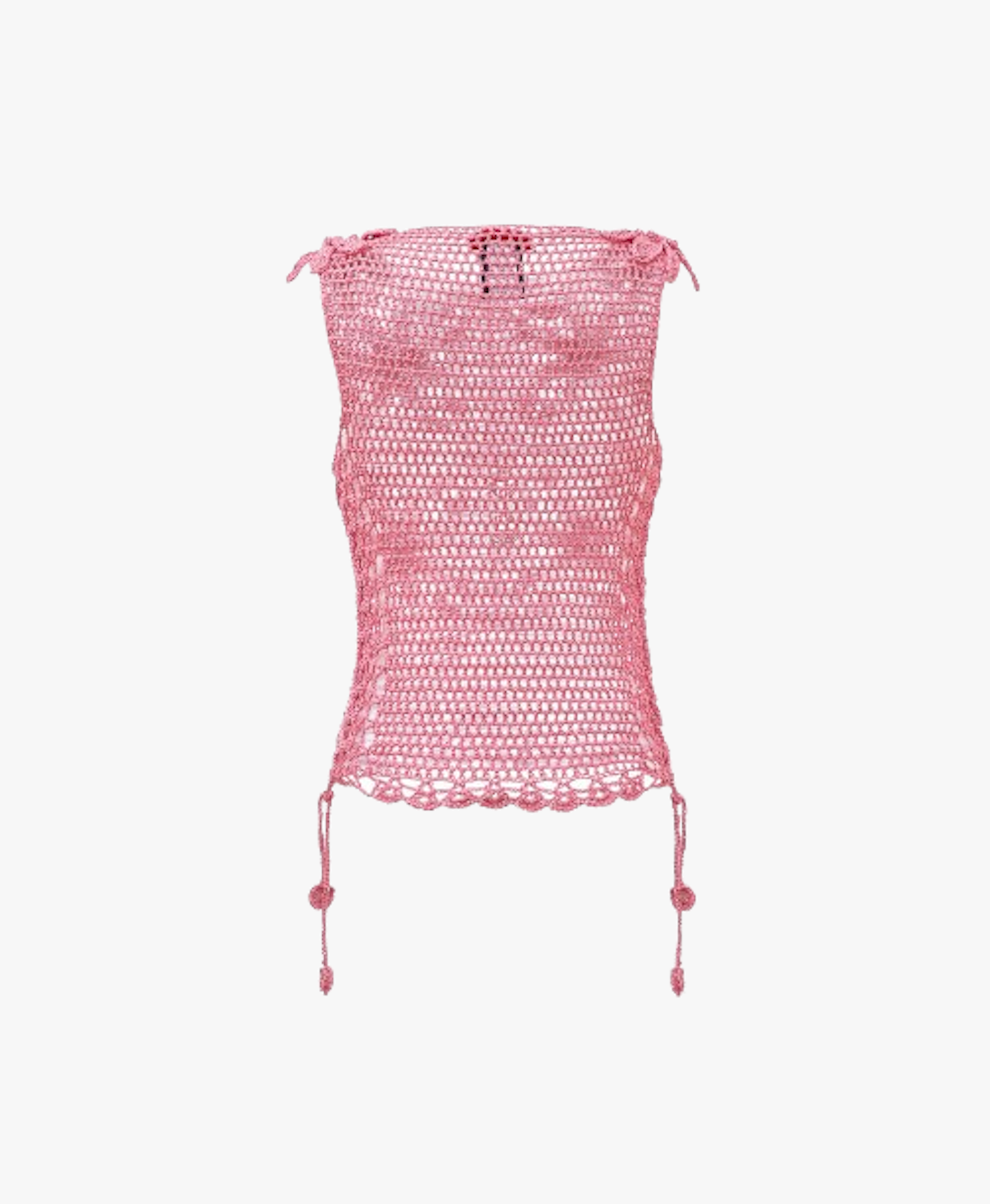 Dust Rose Handmade Crochet Top made by ANDREEVA