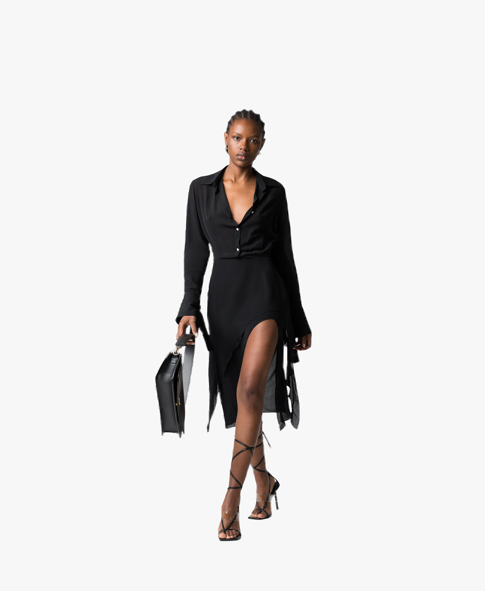 Lilith dress in Black made by DIVALO