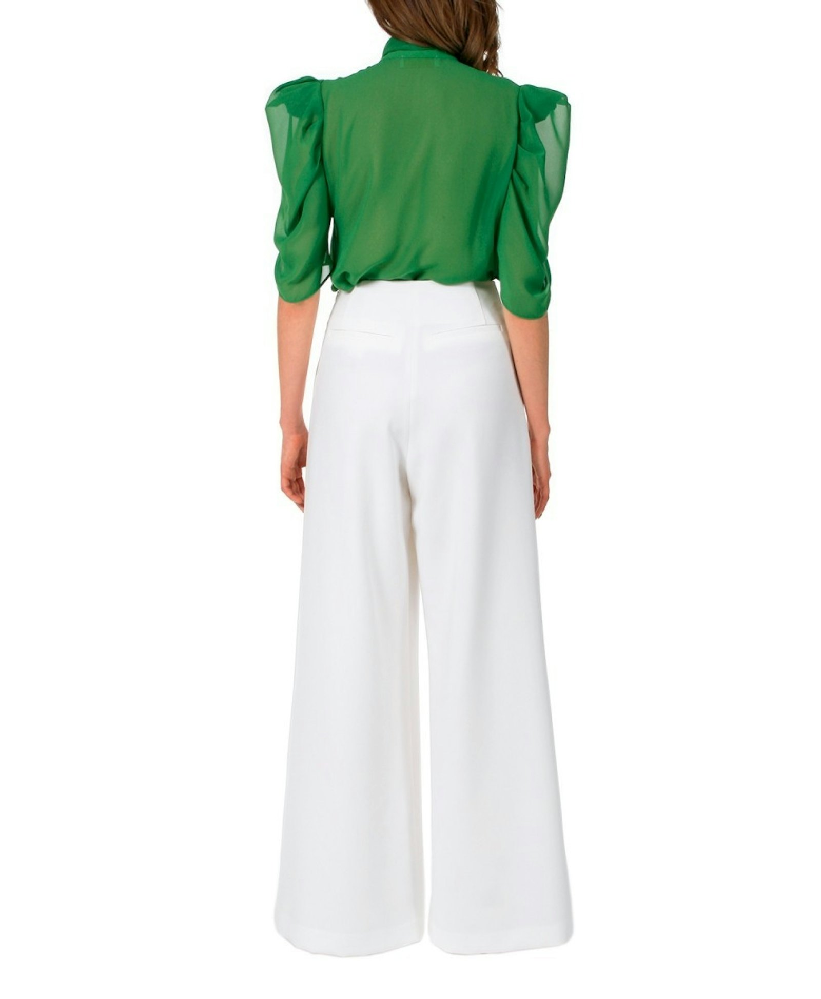 Pants Rebecca Cloud Dancer made by HALEWSKI