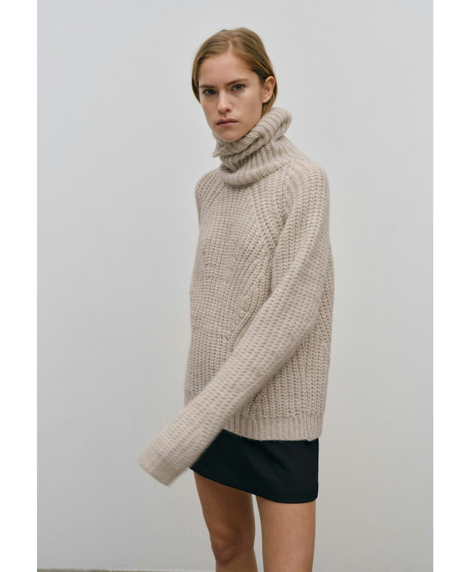 Henny Knit Turtleneck - Ecru made by HERSKIND
