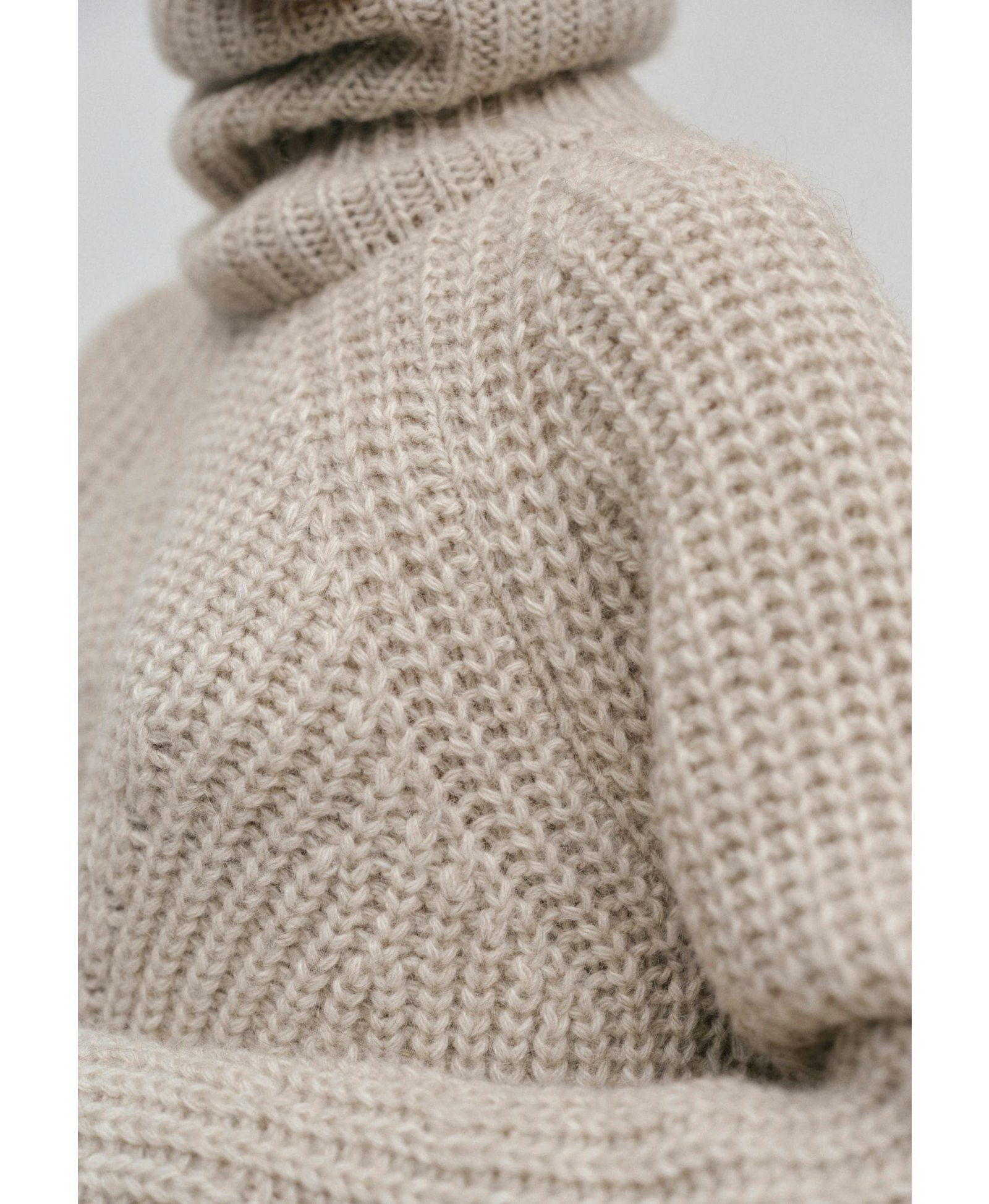 Henny Knit Turtleneck - Ecru made by HERSKIND