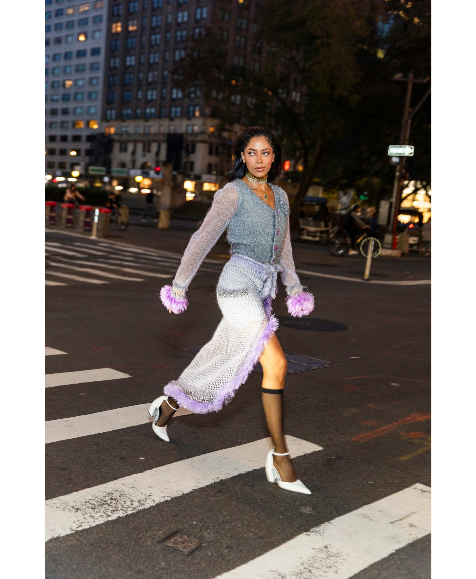 Grey Handmade Cashmere Knit Cardigan made by ANDREEVA