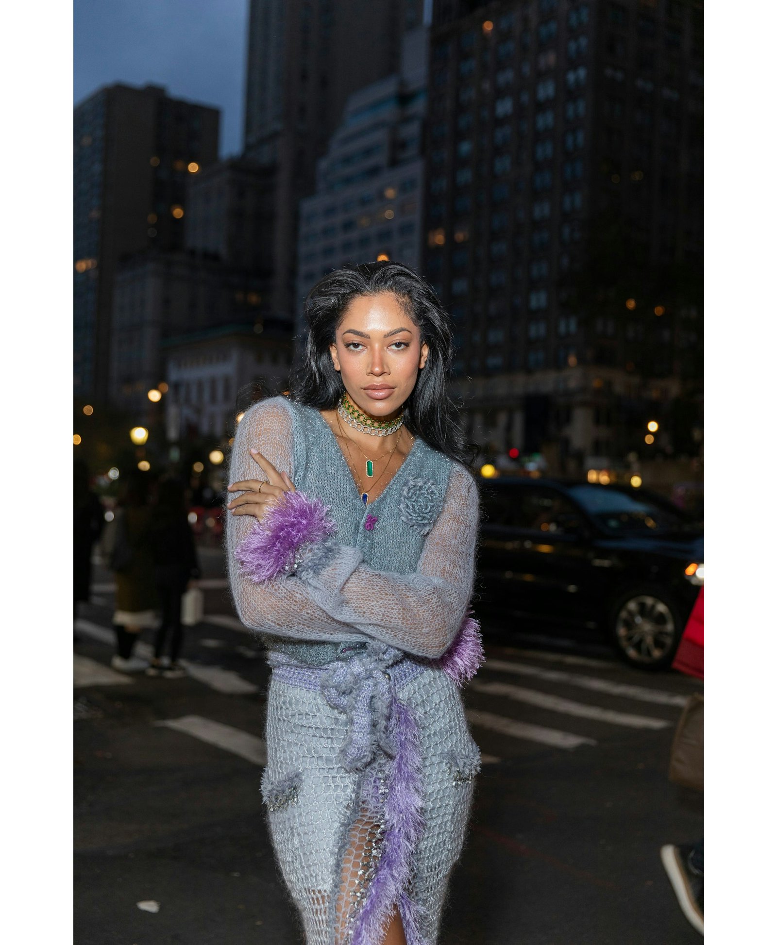 Grey Handmade Cashmere Knit Cardigan made by ANDREEVA