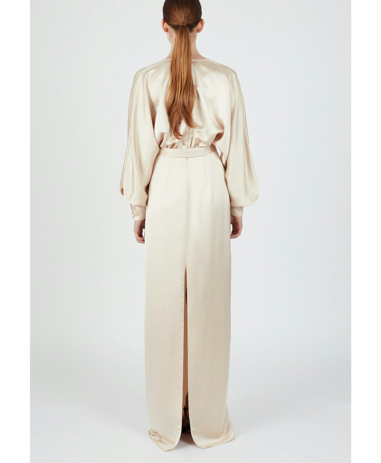 BONA champagne beige wedding dress in Beige made by UNDRESS