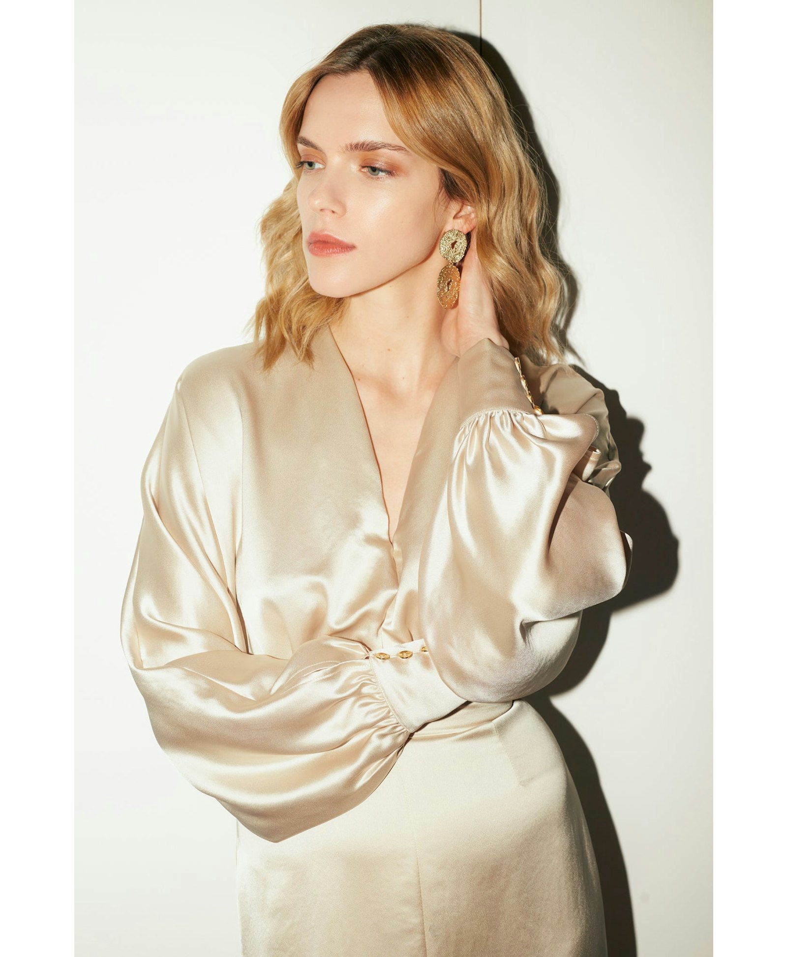 BONA champagne beige wedding dress in Beige made by UNDRESS