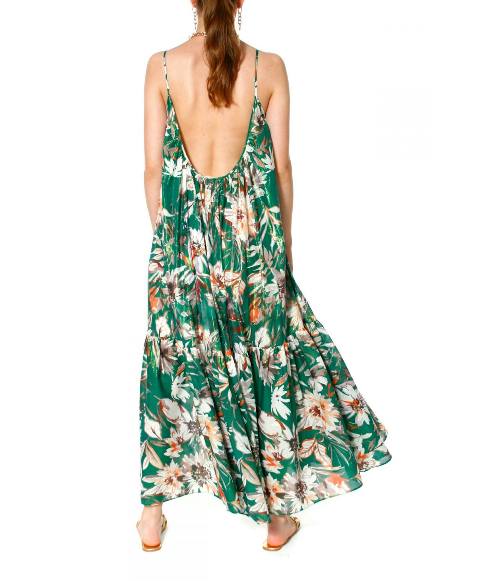 Dress Lea Summer Bouquet in Multi color made by HALEWSKI