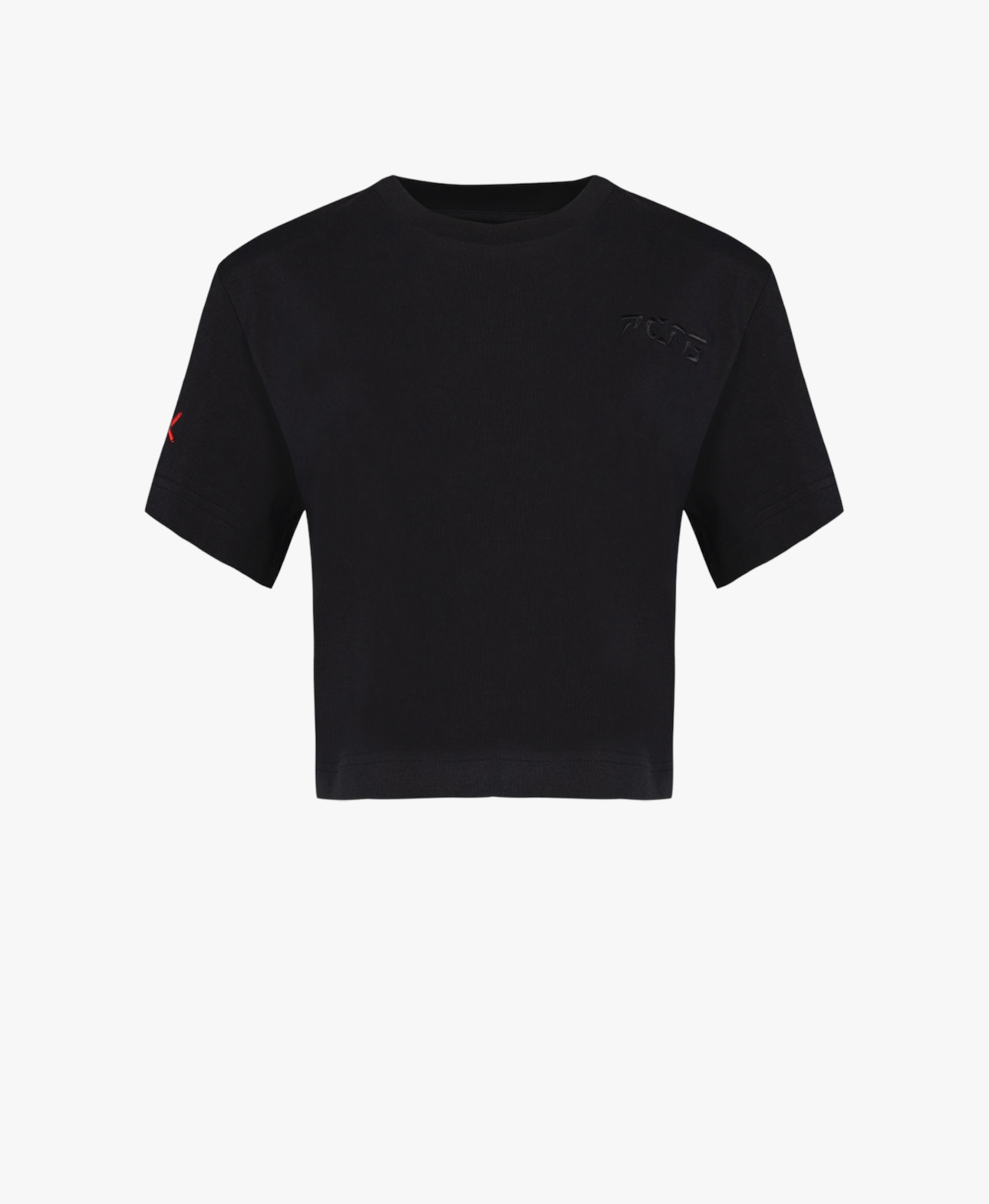 YOUR *ITCH SHOULDER PADDED T-SHIRT - JET BLACK made by PCFG