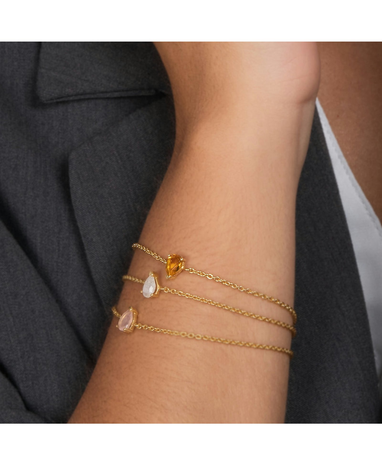 Pride Mini White Bracelet made by Lavani Jewels