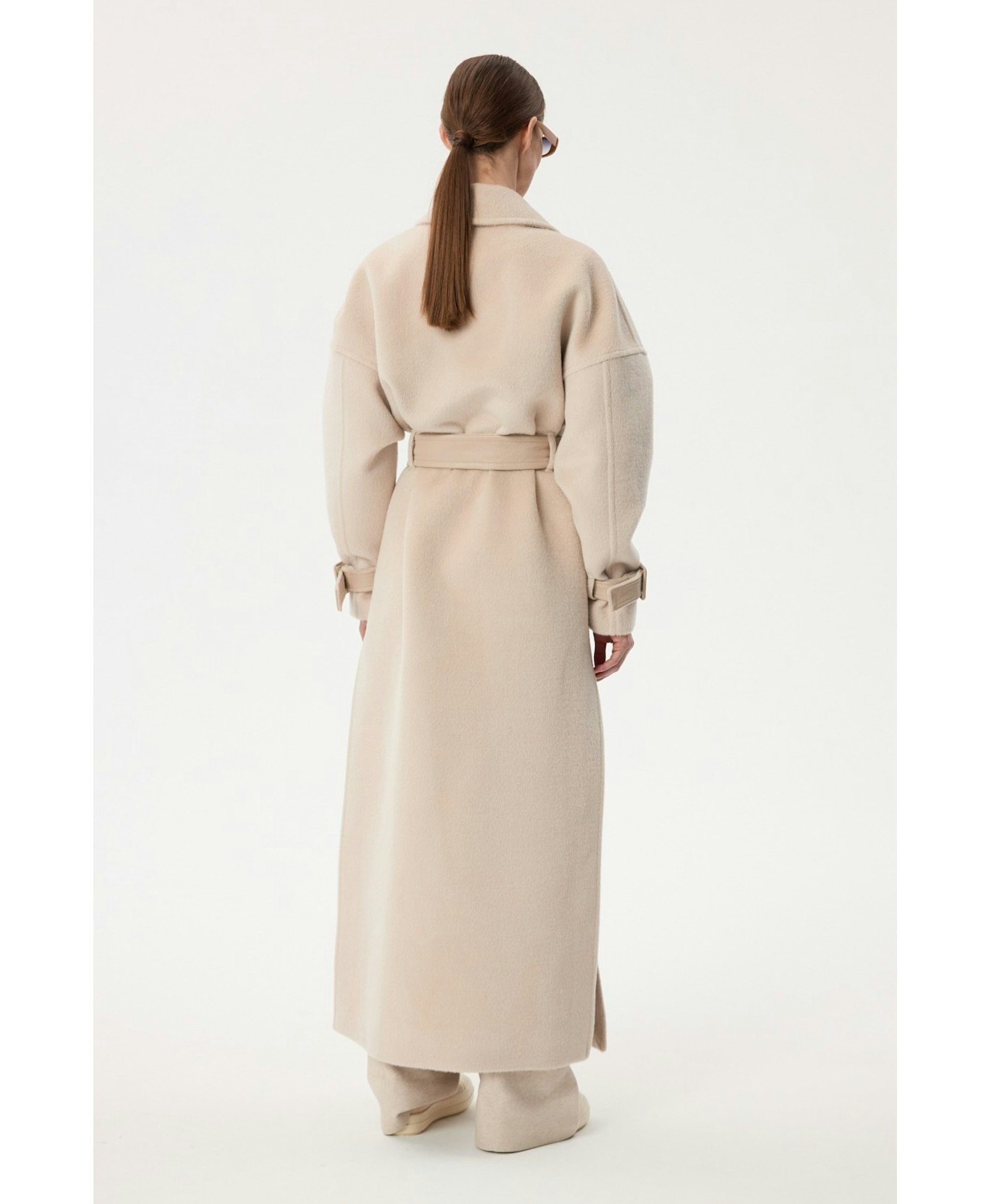 Long Alpaca Coat made by YAVORSKA