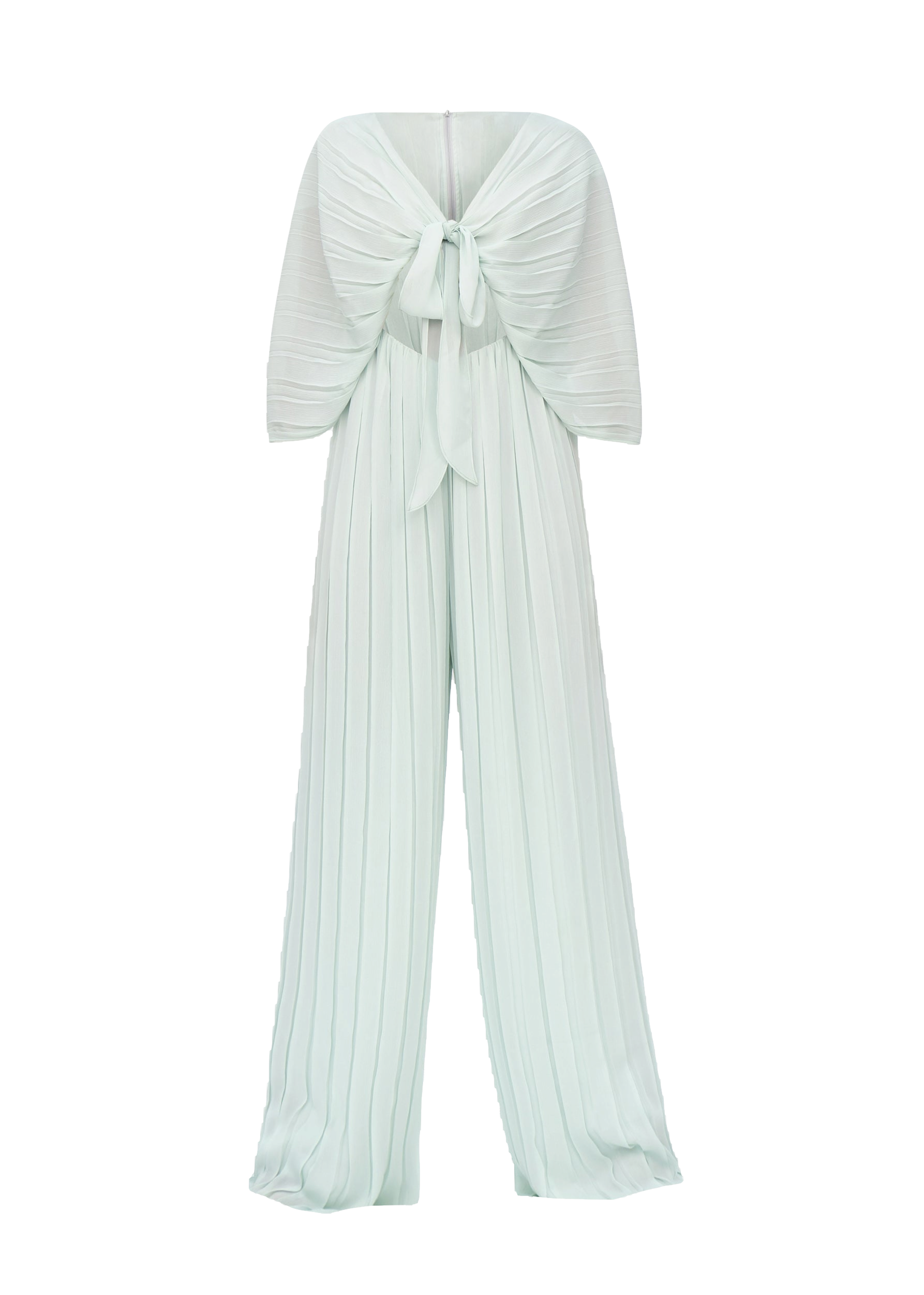 Andrea Iyamah Thero Jumpsuit Swim Cover-up In Mint Blue