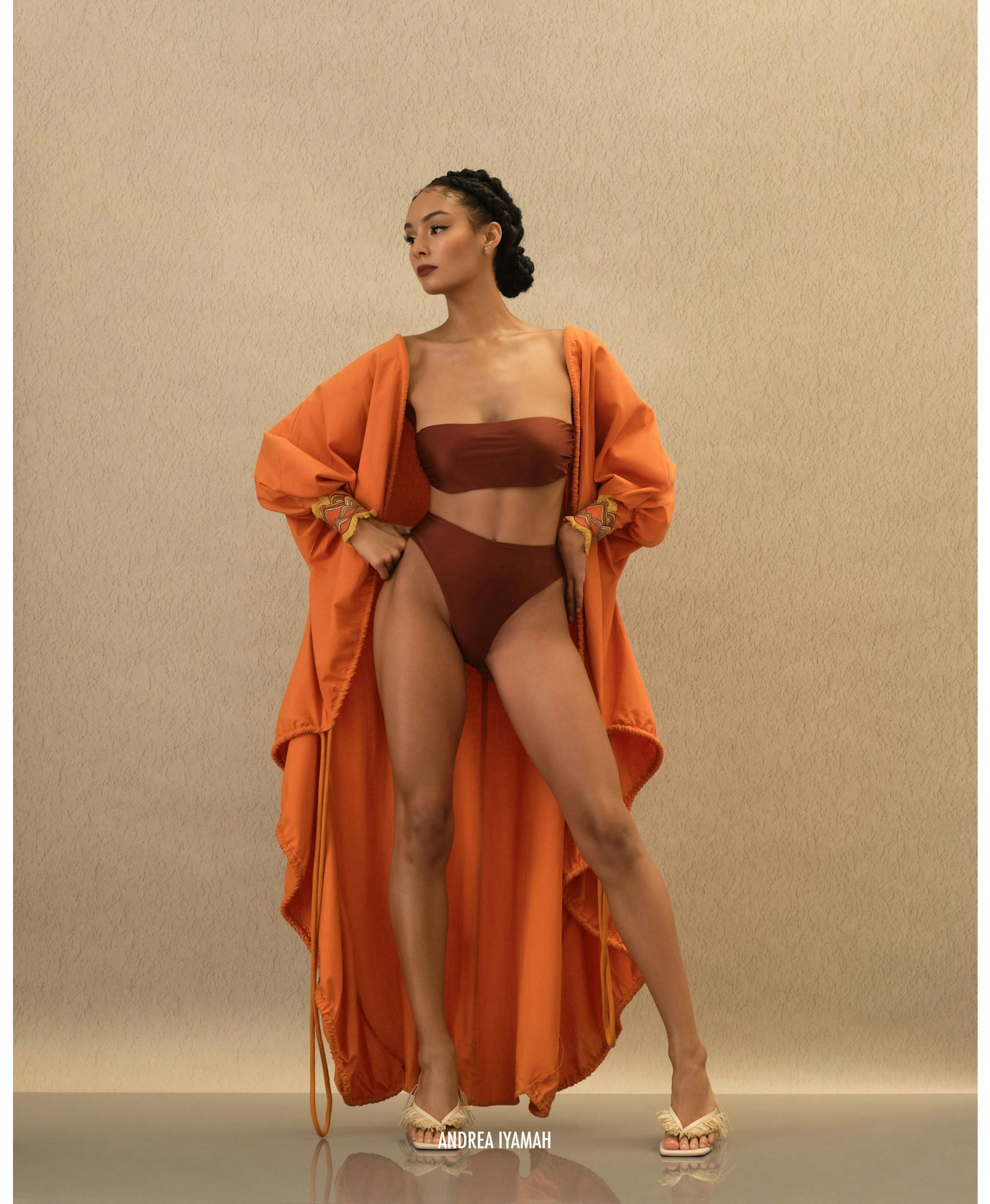 ILO ROBE - CLAY made by Andrea Iyamah