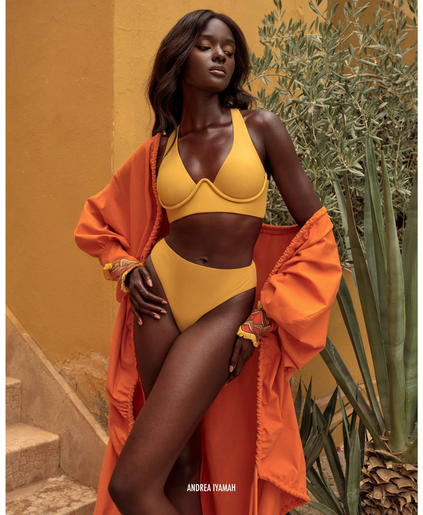 ILO ROBE - CLAY made by Andrea Iyamah